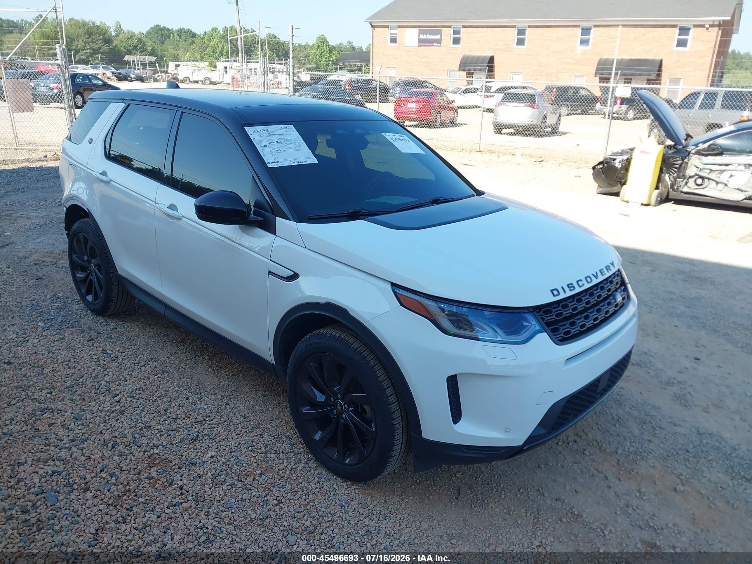 2023 Land Rover Discovery Sport VIN SALCP2FX4PH333928 — IAAI salvage auction photo