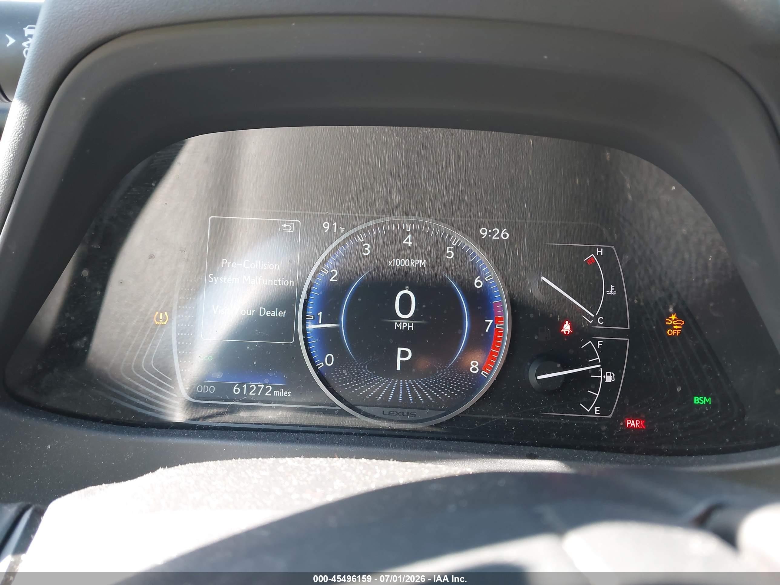 2021 Lexus Ux VIN JTHP3JBH2M2045271 IAAI salvage auction — Front End, Rebuildable (Florida), sold $8,575 on 2026-10-03 (photo 7)