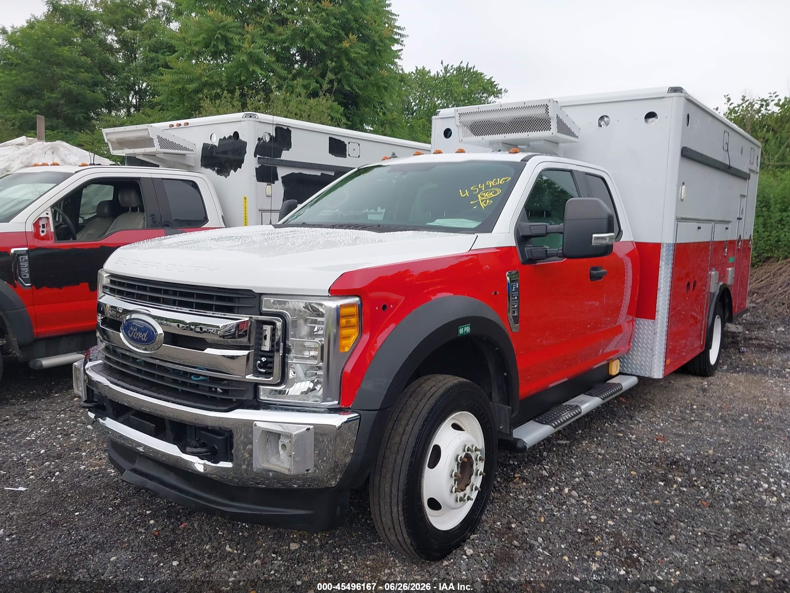 2017 Ford F-550 super duty VIN 1FD0X5HT9HED73068 IAAI salvage auction — Normal Wear, Clear (New York), sold $7,600 on 2026-08-04 (photo 2)