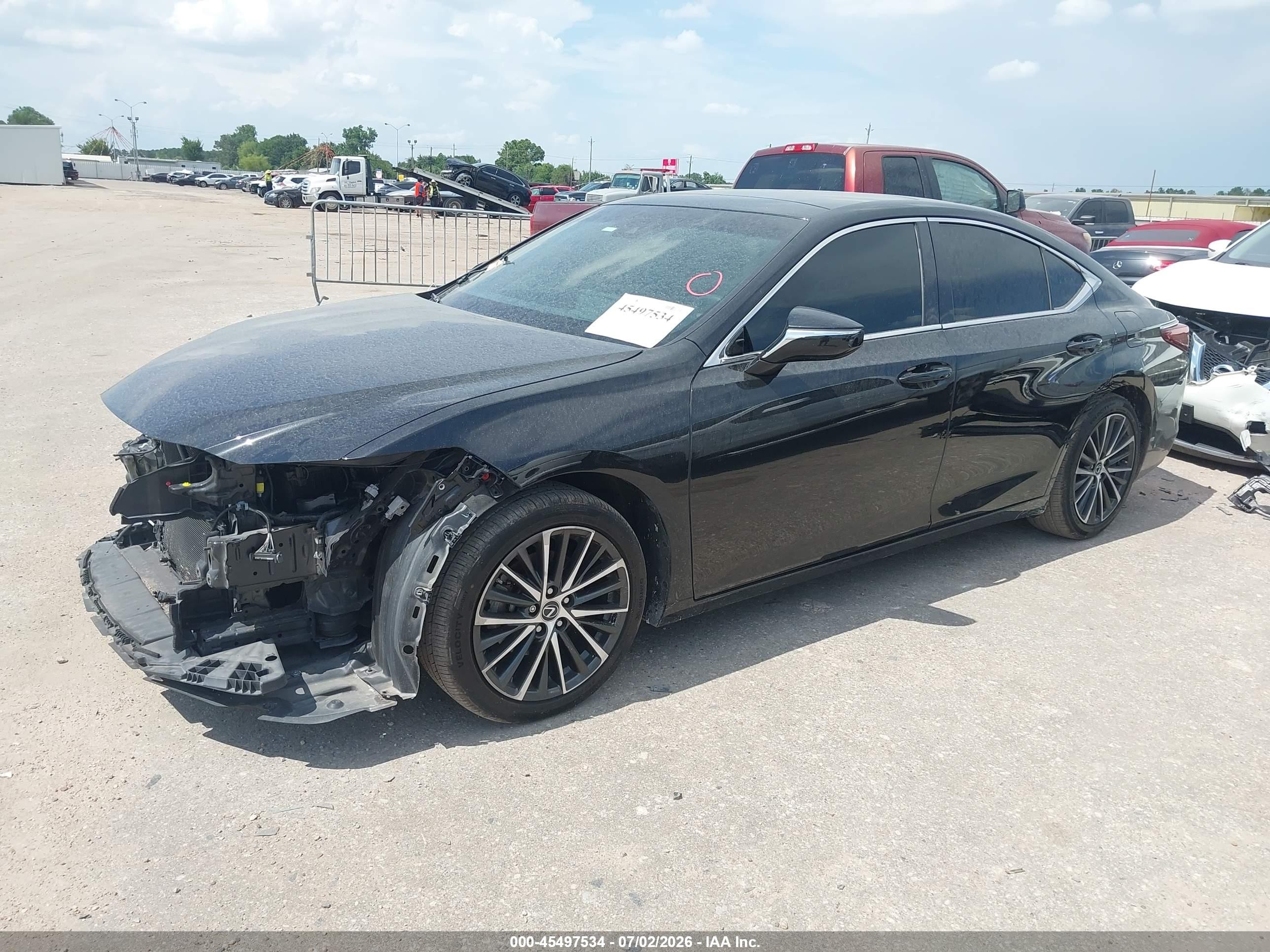 2023 Lexus ES VIN 58ADZ1B19PU151879 IAAI salvage auction — Front End, Original (Texas), sold $17,100 on 2026-09-12 (photo 2)