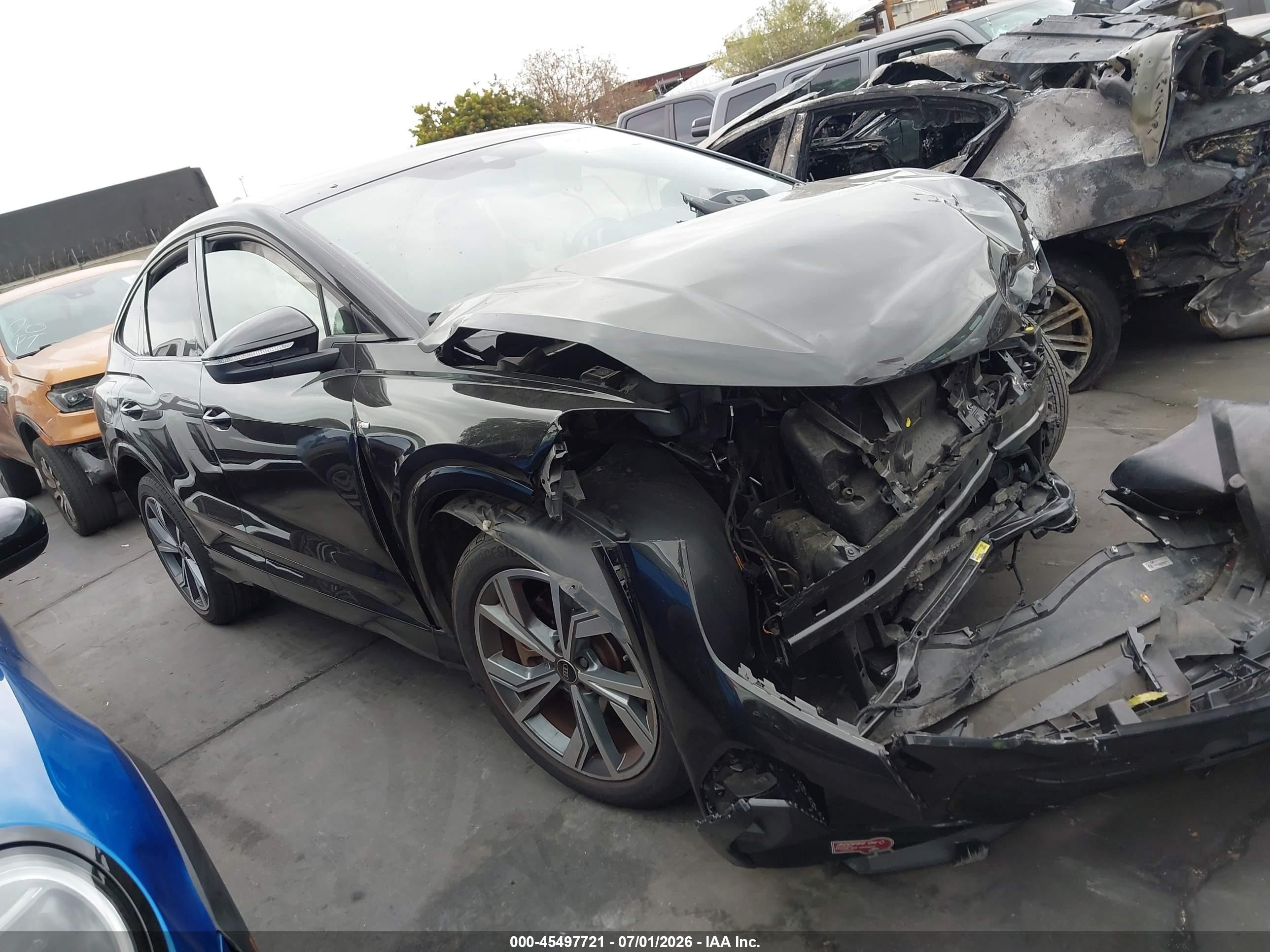 2023 Audi Q4 e-tron Sportback VIN WA122BFZ0PP060490 — IAAI salvage auction photo