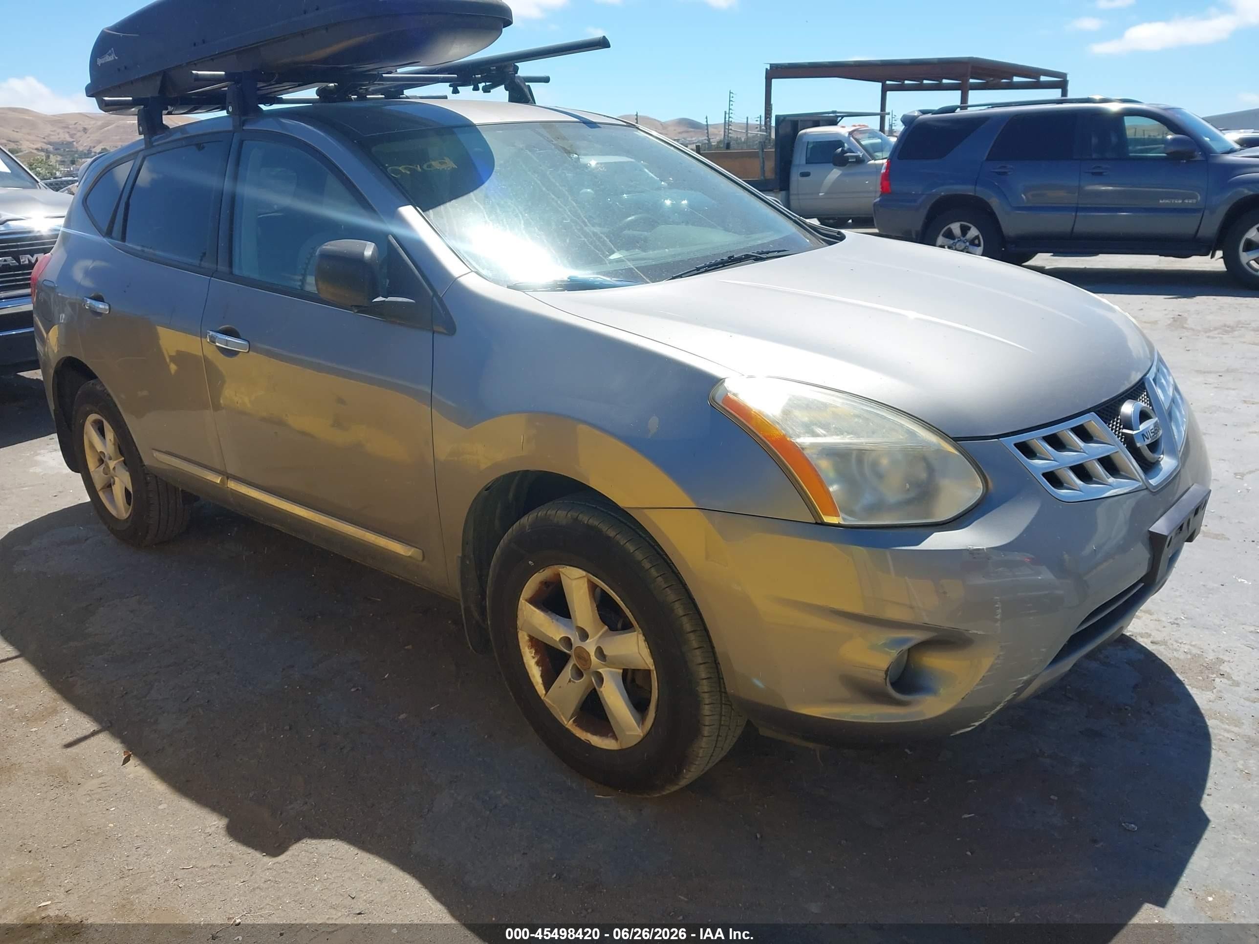 2012 Nissan Rogue Sport VIN JN8AS5MVXCW705802 IAAI salvage auction — Normal Wear, Clear - Dealer Only (California), sold $475 on 2026-07-09 (photo 1)
