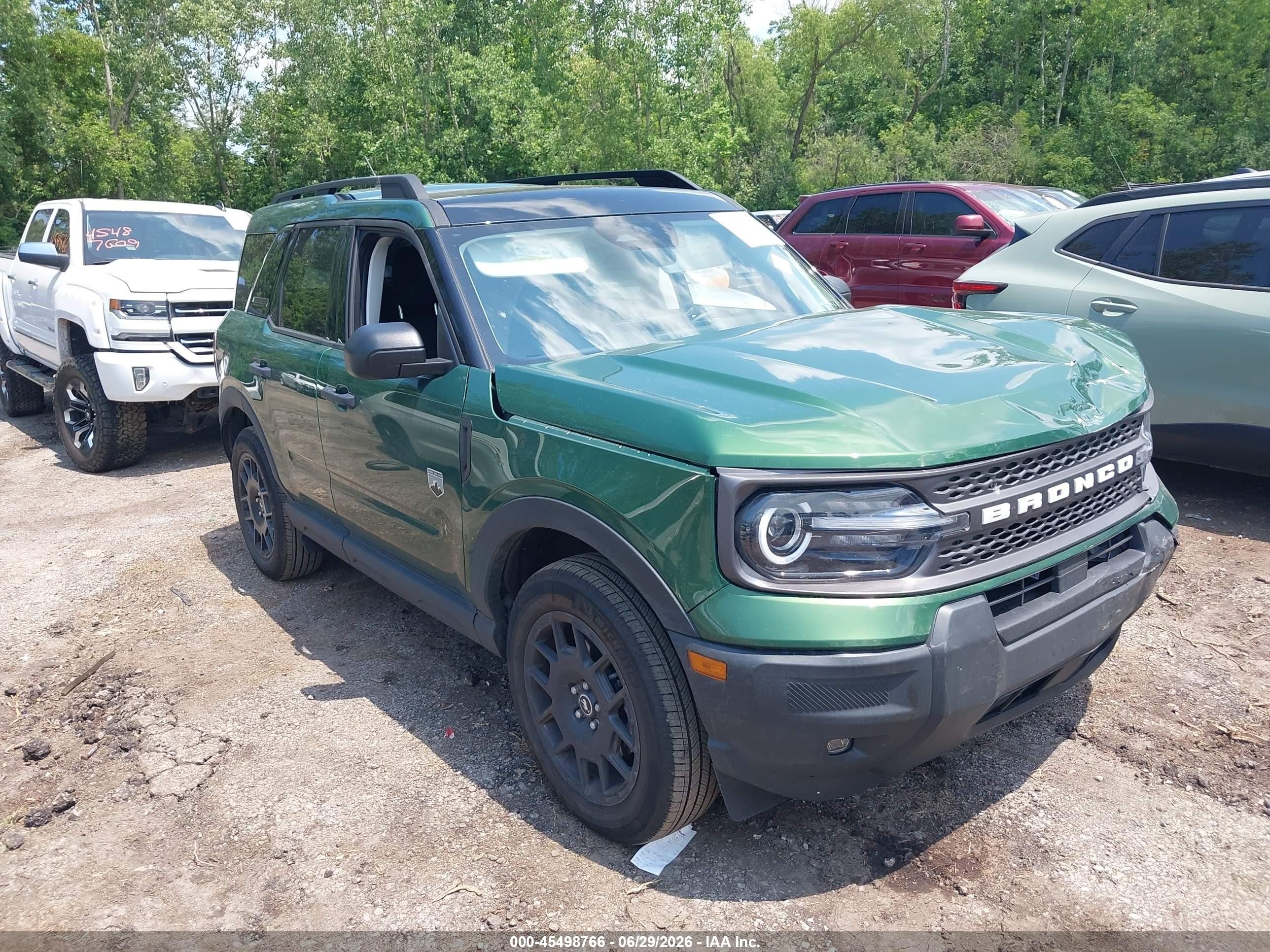 2025 Ford Bronco Sport VIN 3FMCR9BN3SRF08557 — IAAI salvage auction photo