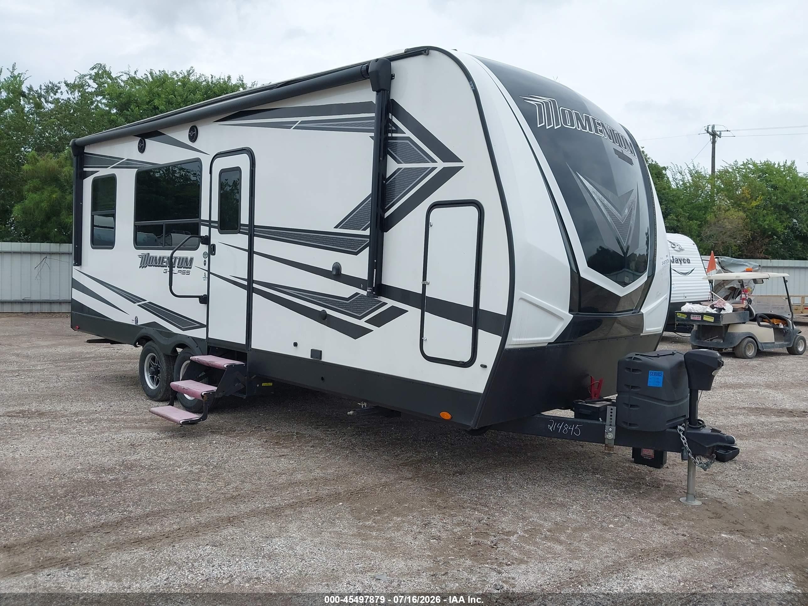2021 Grand Design Model 21g Toy Hauler VIN 573TM2728M1214845 — IAAI salvage auction photo