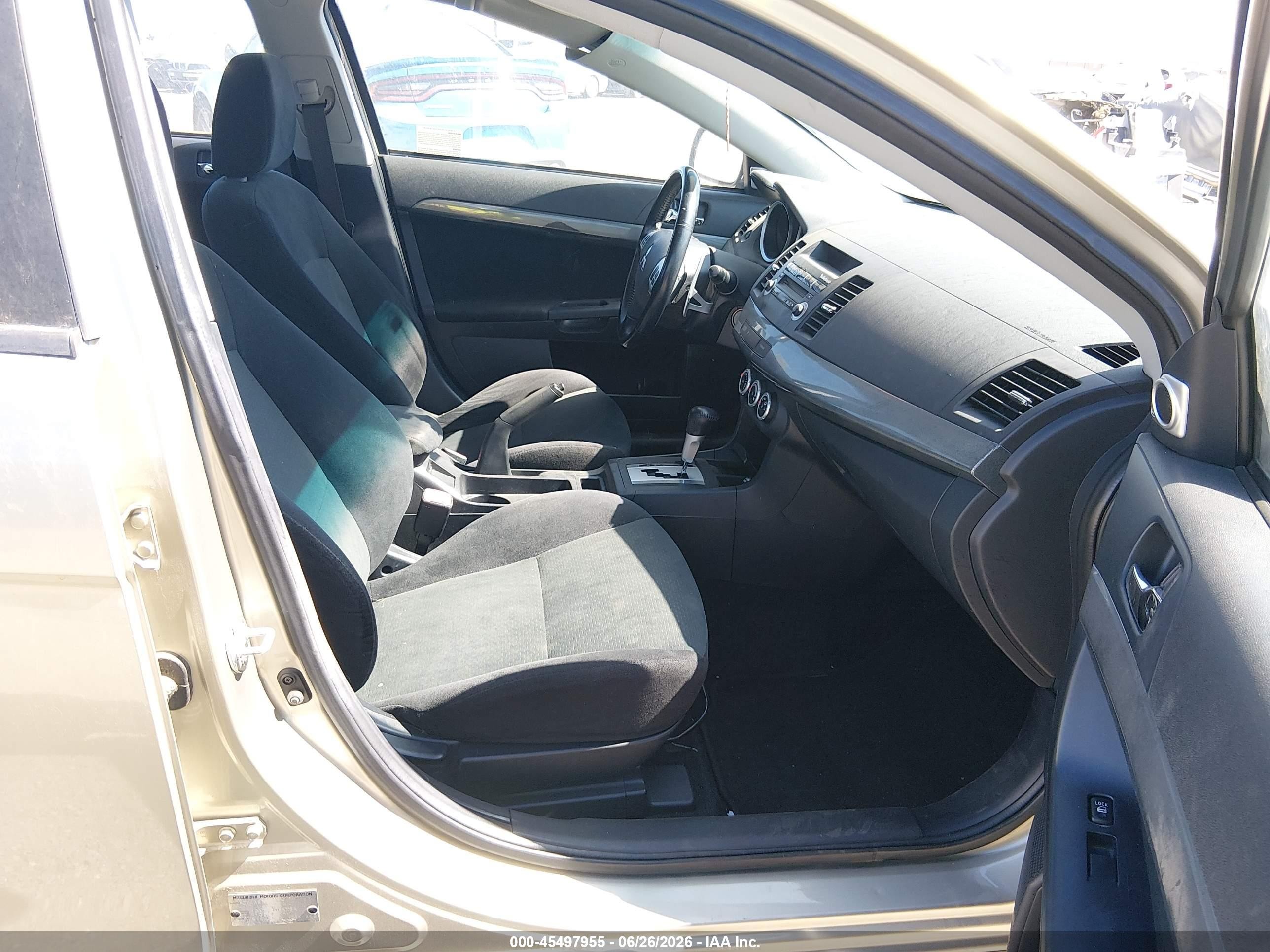 2008 Mitsubishi Lancer VIN JA3AU86U28U023624 IAAI salvage auction — Normal Wear, Clear (California), sold $400 on 2026-07-09 (photo 5)