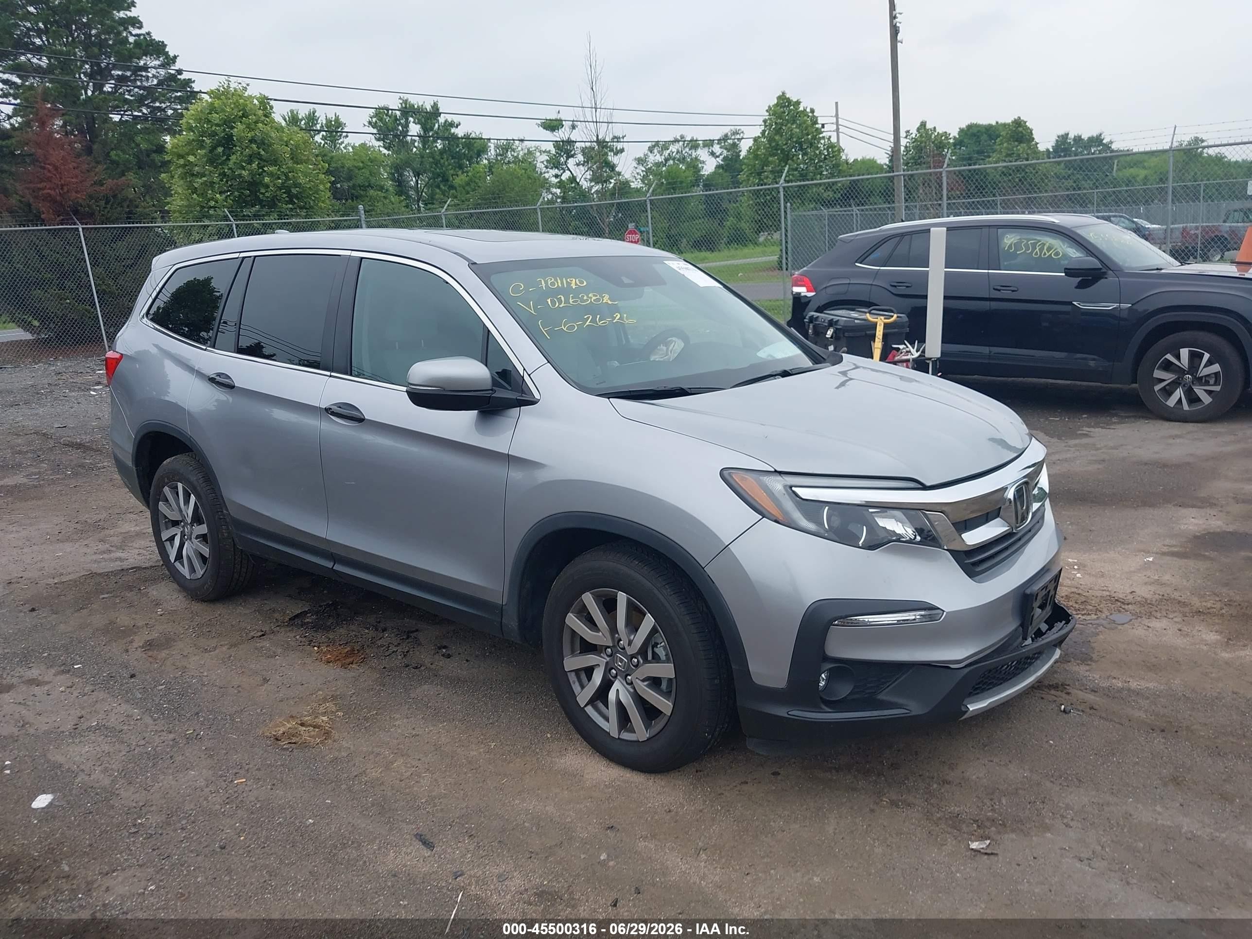 2020 Honda Pilot VIN 5FNYF6H50LB026382 — IAAI salvage auction photo
