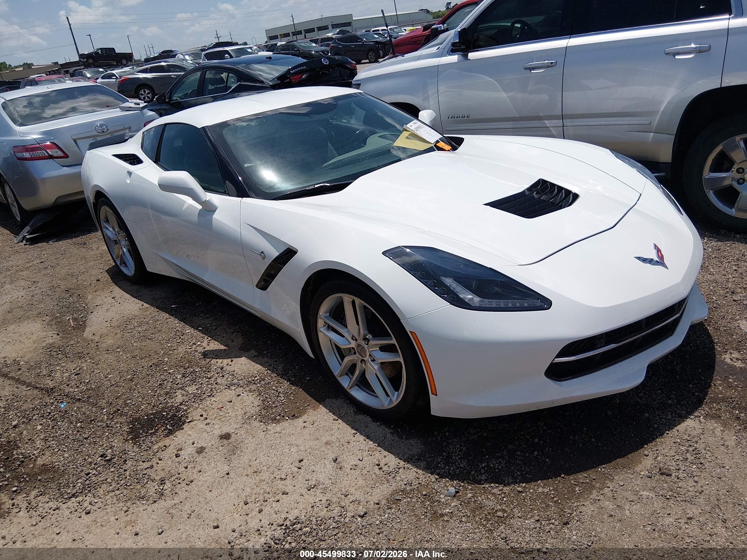 2018 Chevrolet Corvette VIN 1G1YF2D76J5104588 — IAAI salvage auction photo