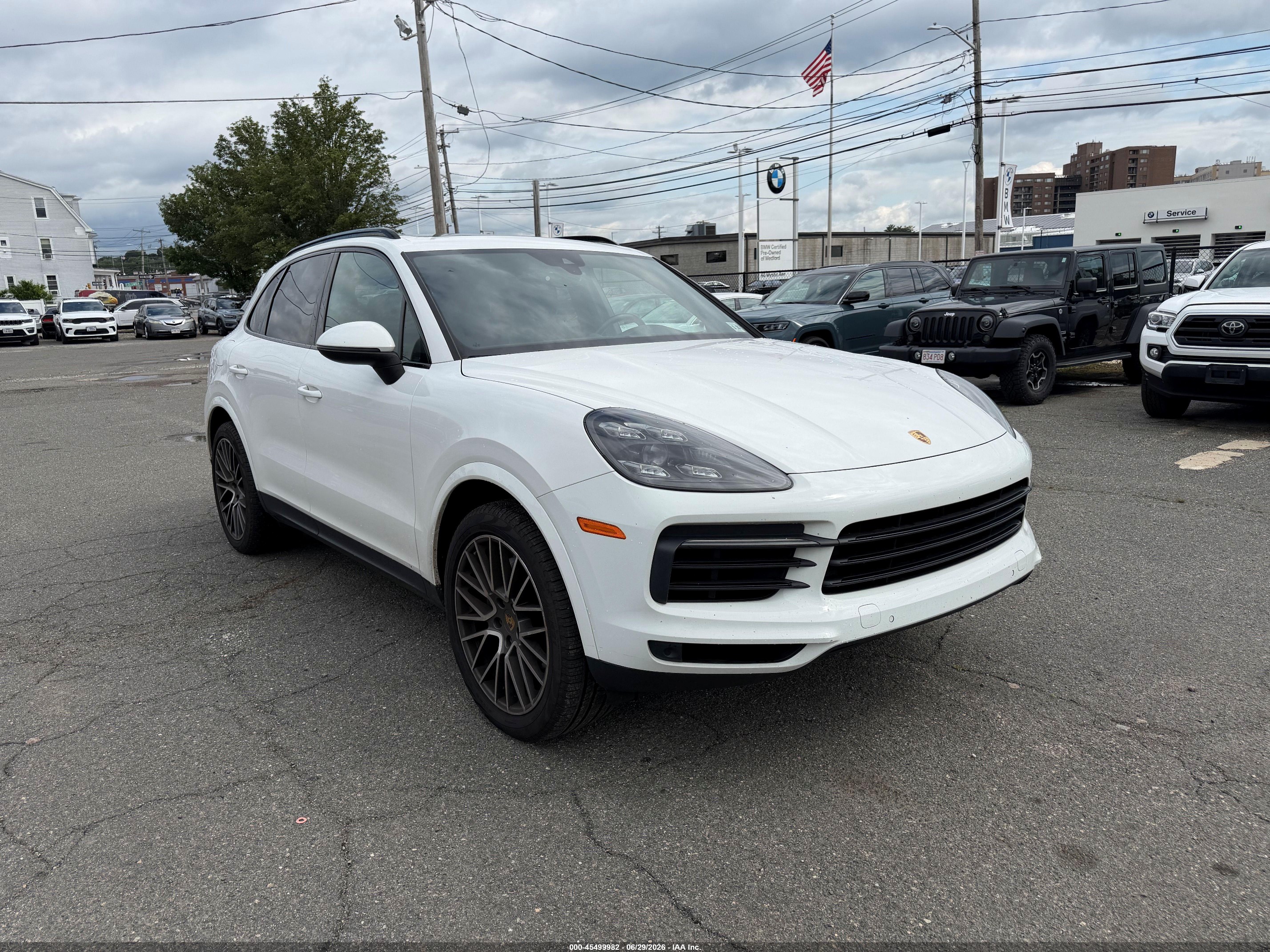 2020 Porsche Cayenne VIN WP1AA2AY1LDA03762 IAAI salvage auction — Normal Wear, Clear (New Jersey), sold $12,500 on 2026-07-01 (photo 1)