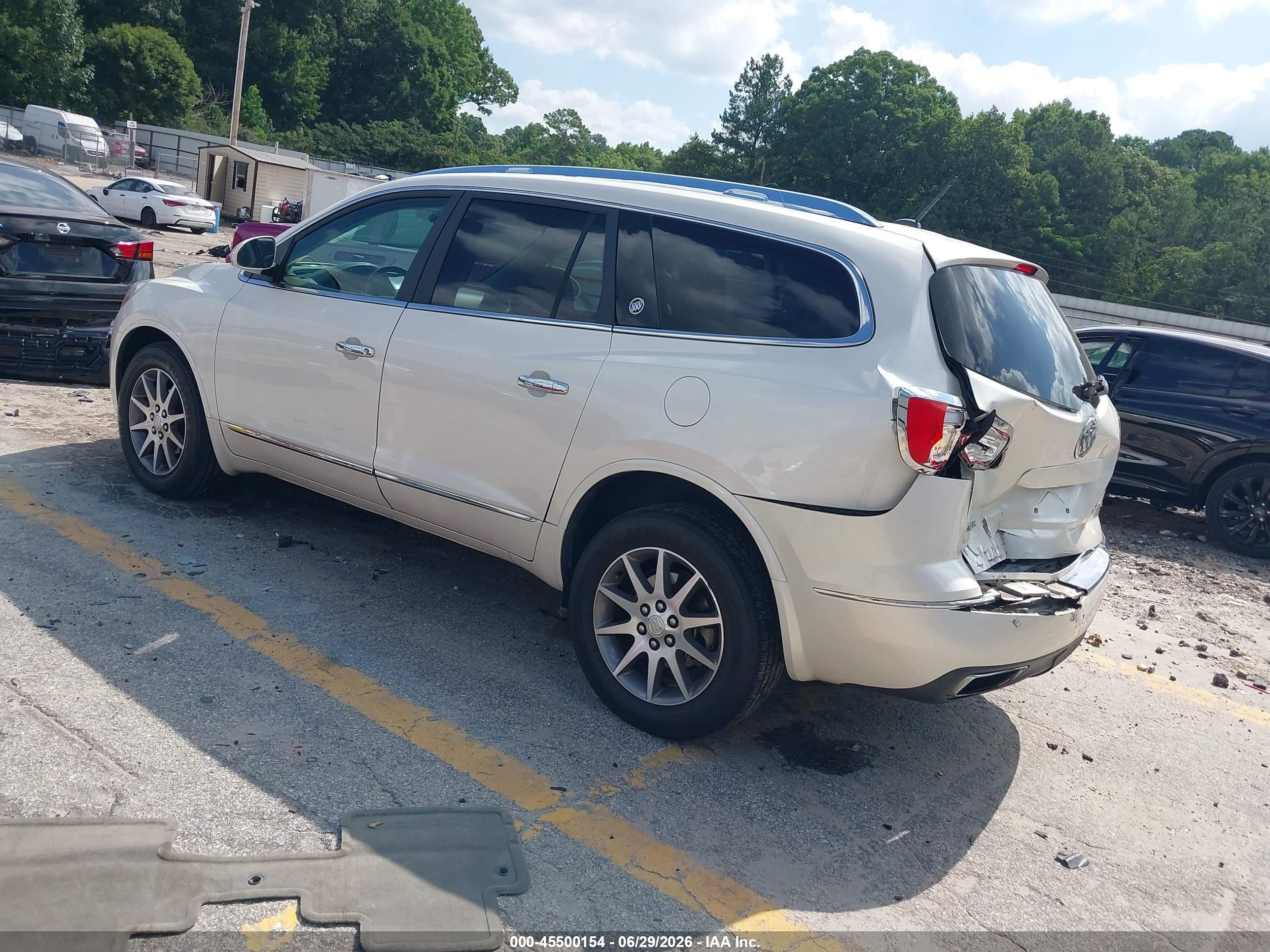 2015 Buick Enclave VIN 5GAKRBKD6FJ182401 IAAI salvage auction — Rear End, Salvage (Georgia), sold $450 on 2026-09-09 (photo 3)