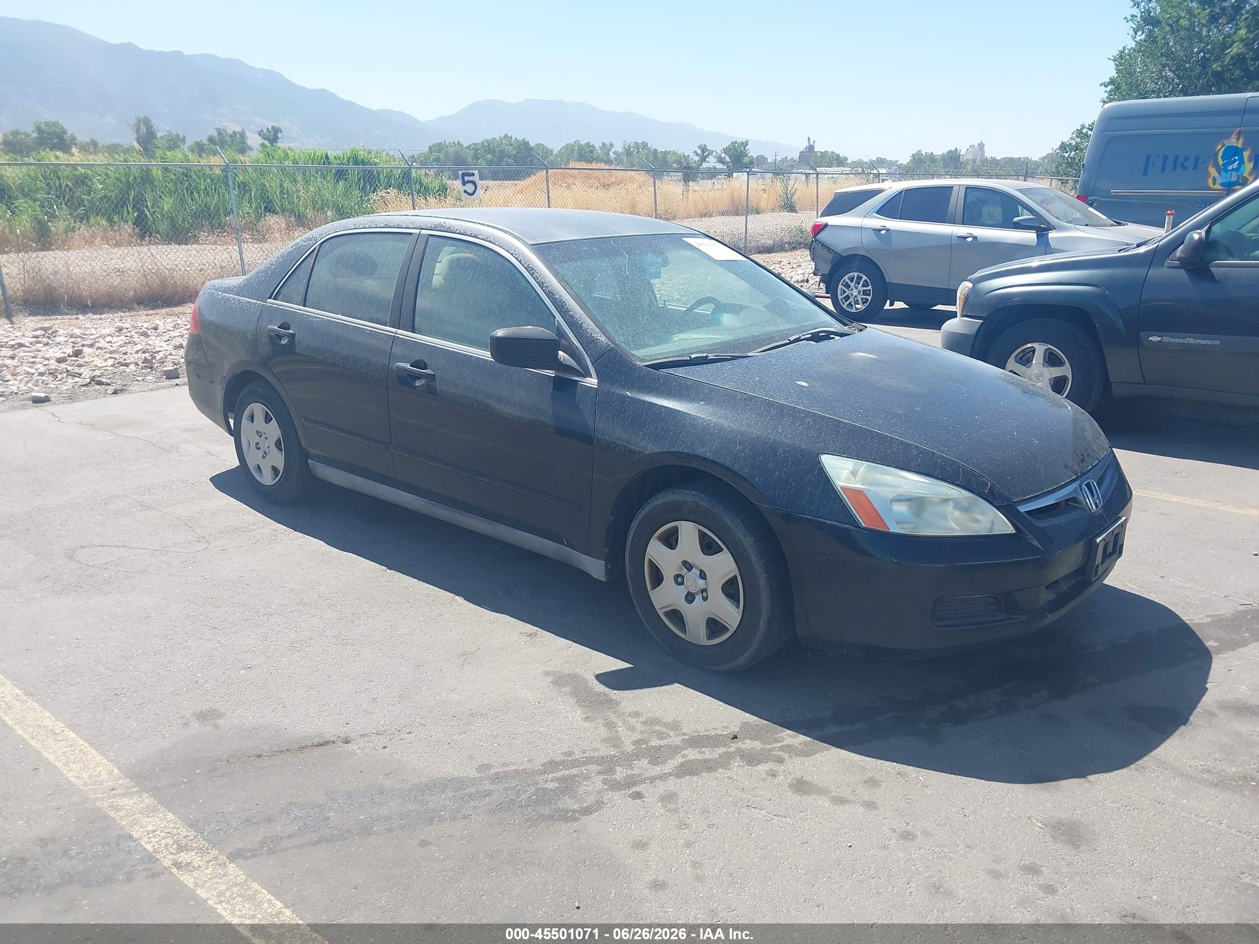 2006 Honda Accord VIN 1HGCM55416A059461 IAAI salvage auction — Normal Wear, Clear (Utah), sold $300 on 2026-07-02 (photo 1)