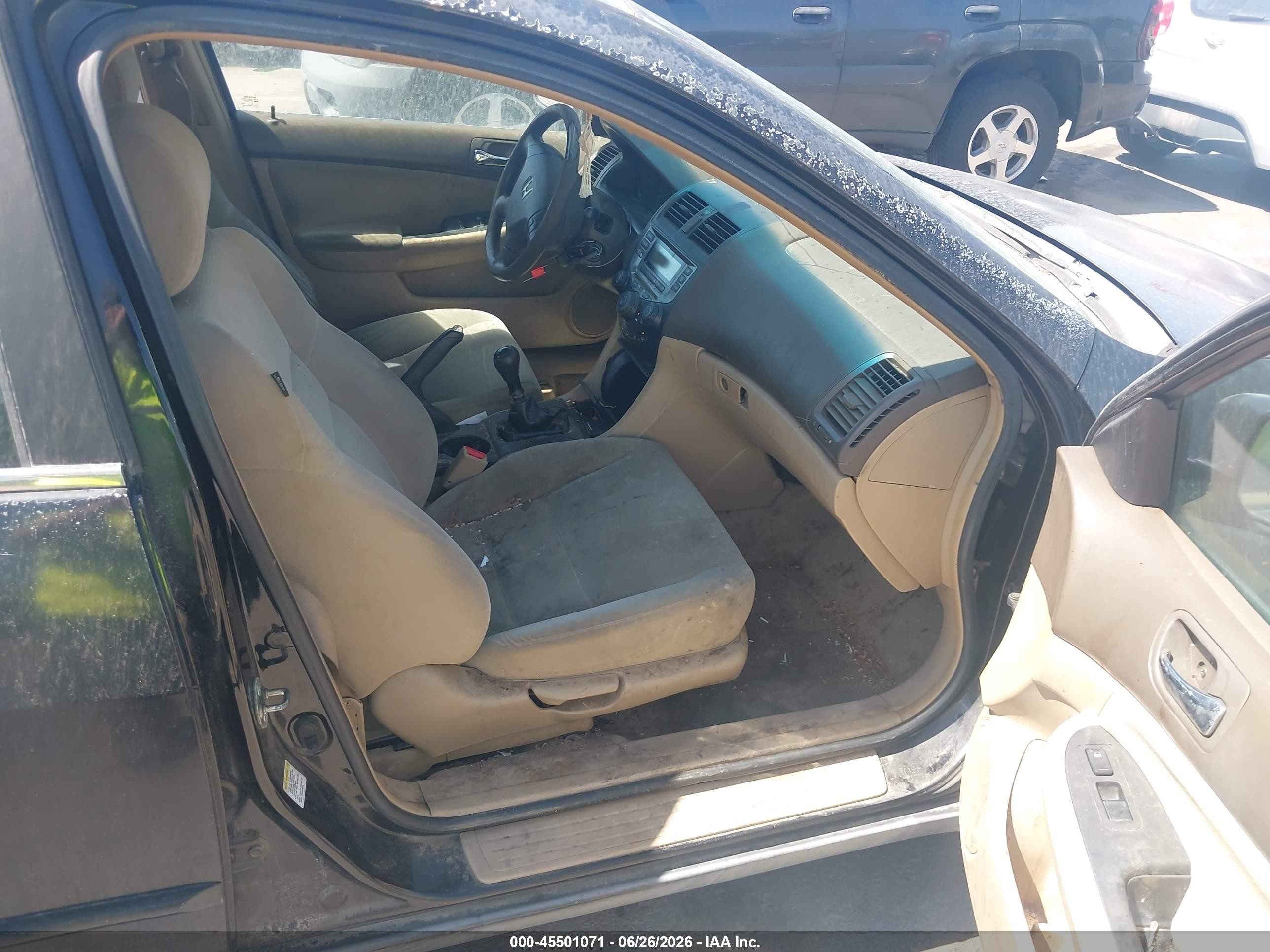 2006 Honda Accord VIN 1HGCM55416A059461 IAAI salvage auction — Normal Wear, Clear (Utah), sold $300 on 2026-07-02 (photo 5)