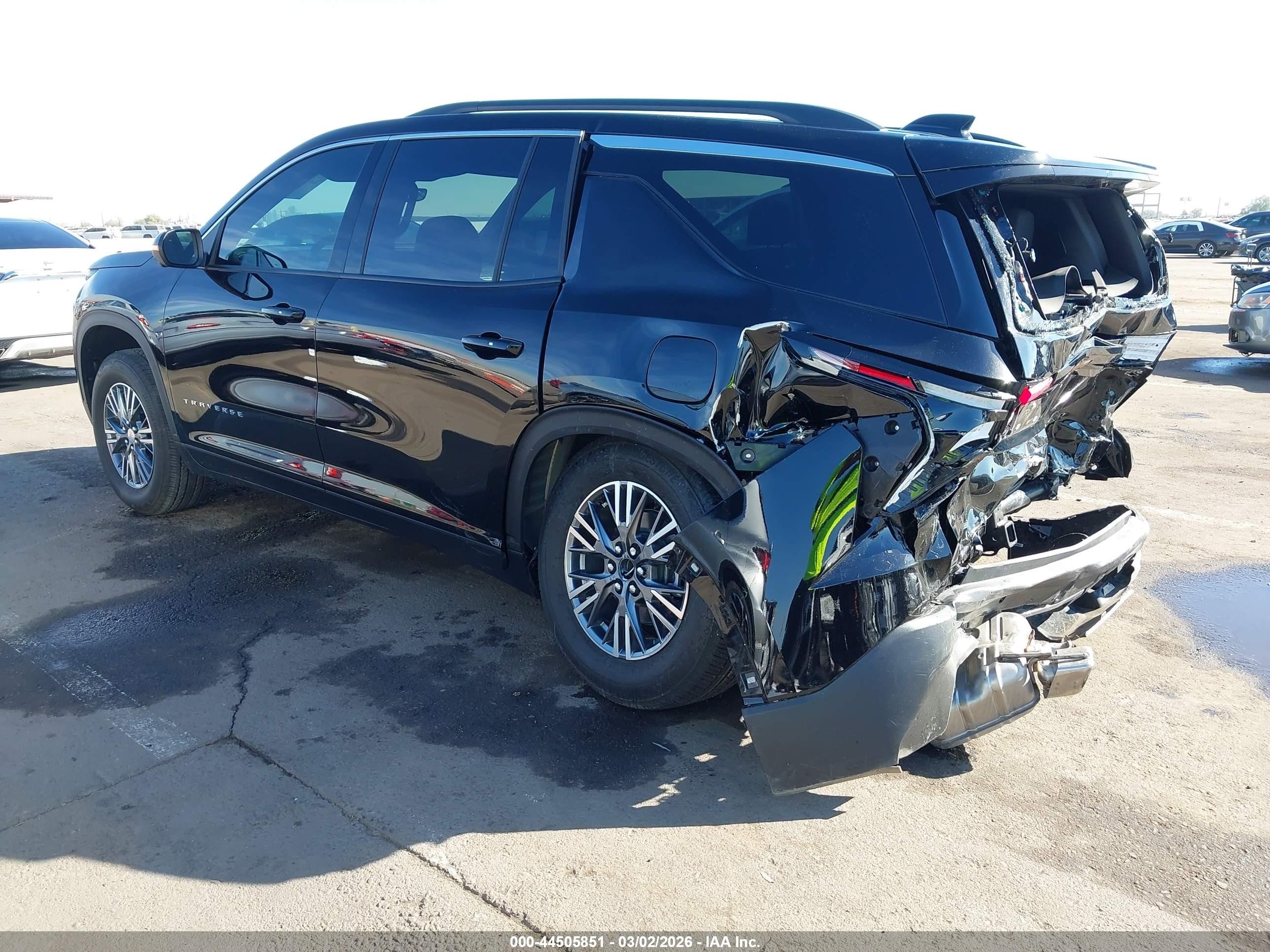 2026 Chevrolet Traverse VIN 1GNERGKS8TJ211679 IAAI salvage auction — Rear End, Salvage (Arizona), sold $4,650 on 2026-06-30 (photo 3)