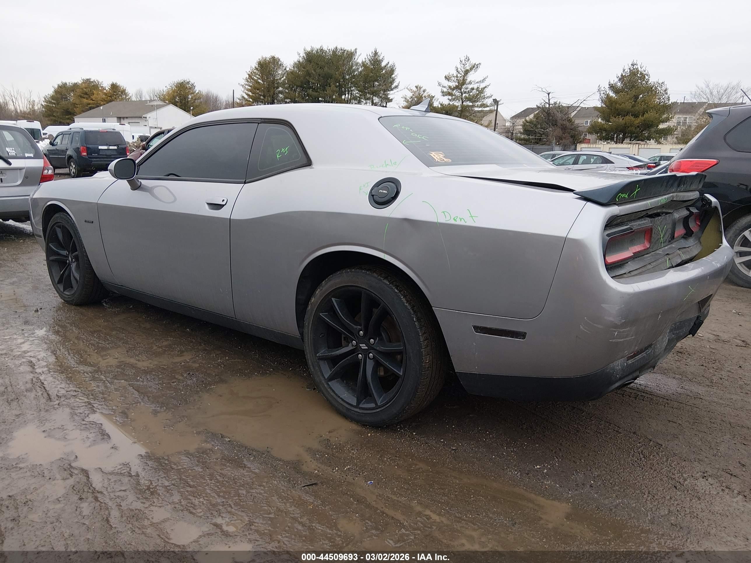 2017 Dodge Challenger VIN 2C3CDZBT0HH651783 IAAI salvage auction — Front & Rear, Salvage (New Jersey), sold $6,150 on 2026-07-07 (photo 3)