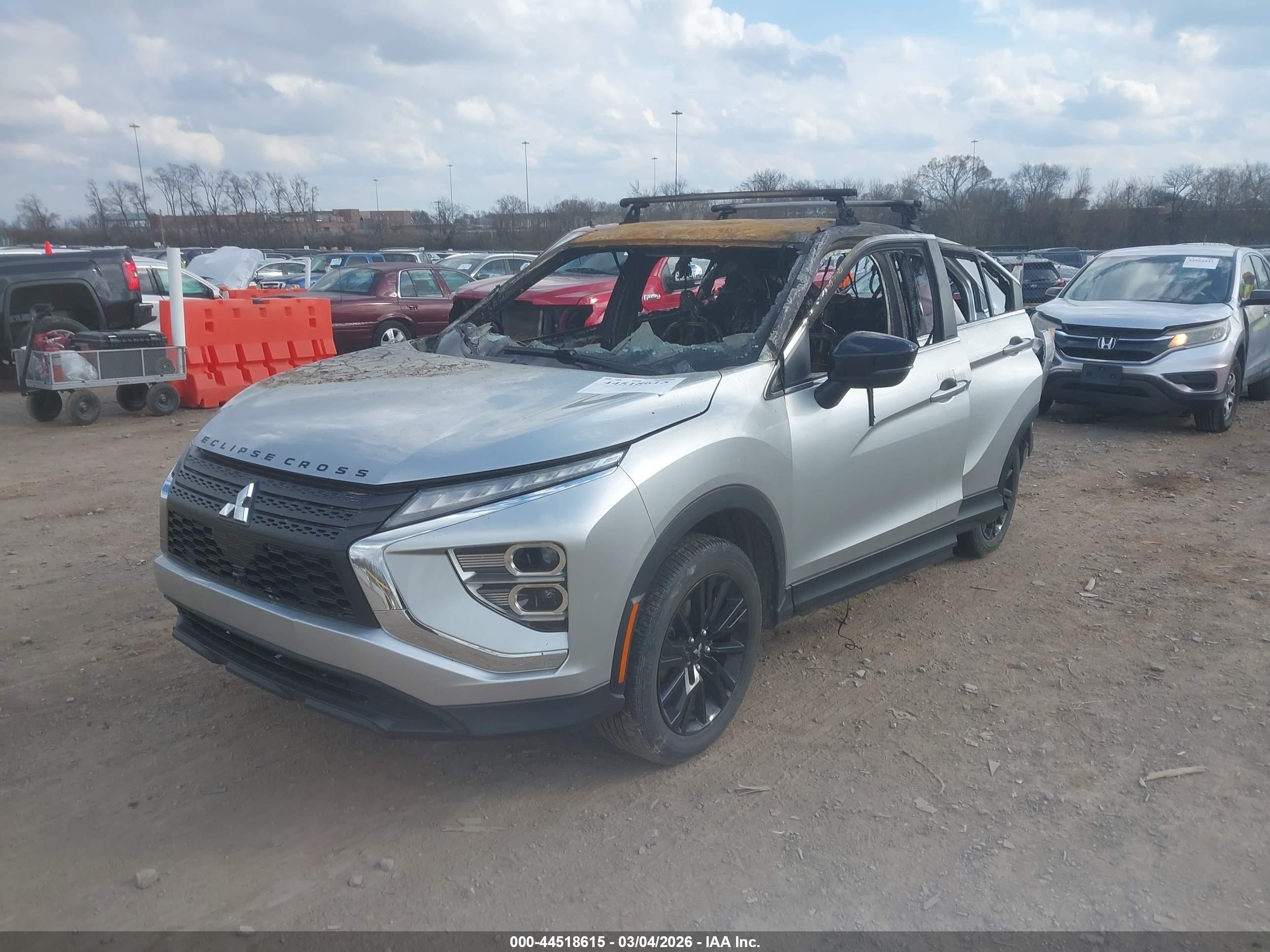 2023 Mitsubishi Eclipse cross VIN JA4ATVAA3PZ005015 IAAI salvage auction — Burn Engine, Salvage (Idaho), sold $1,600 on 2026-09-24 (photo 2)