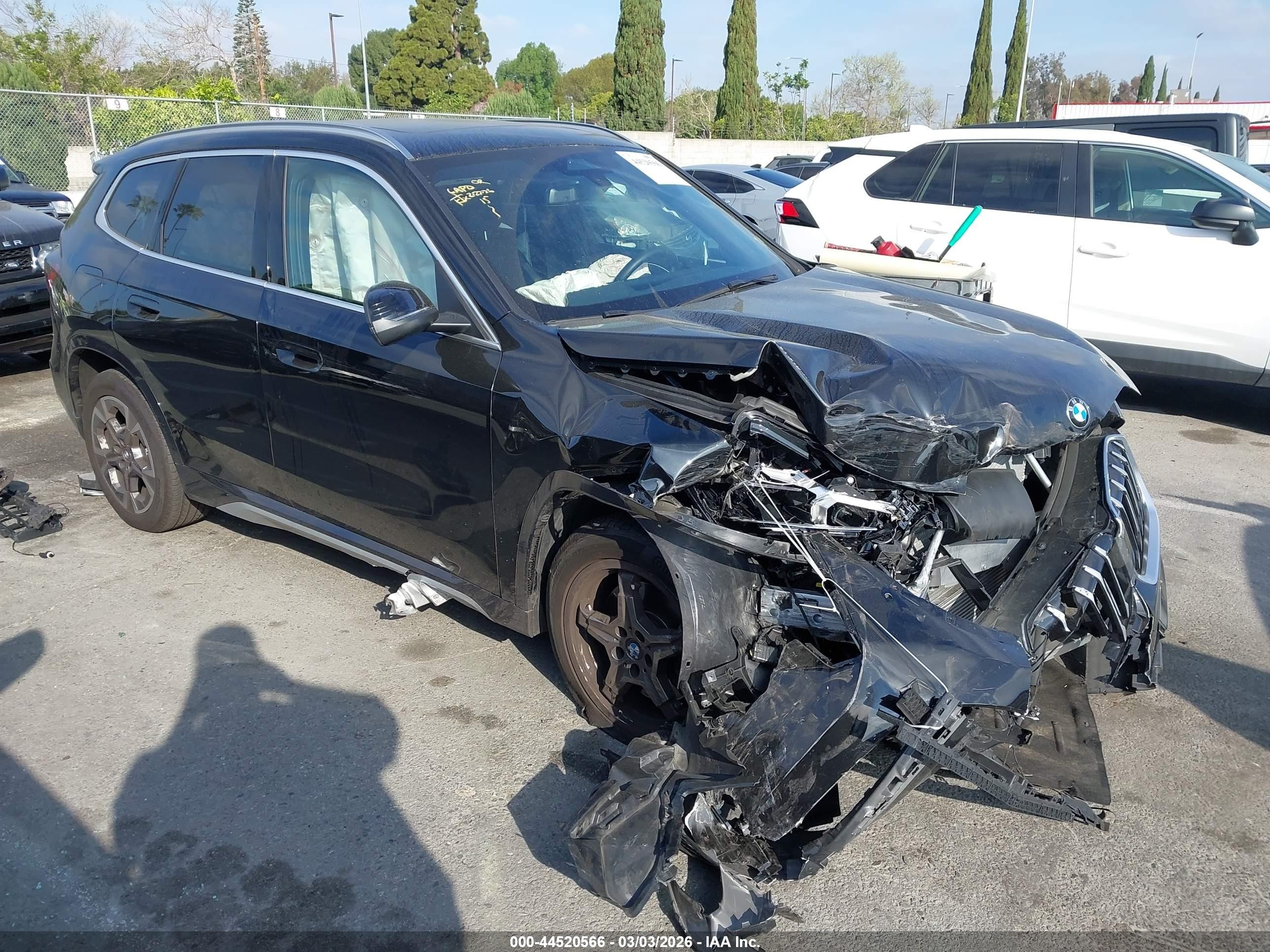 2025 BMW X1 VIN WBX73EF0XS5044929 IAAI salvage auction — Unknown, Salvage (California), sold $7,250 on 2026-07-02 (photo 1)