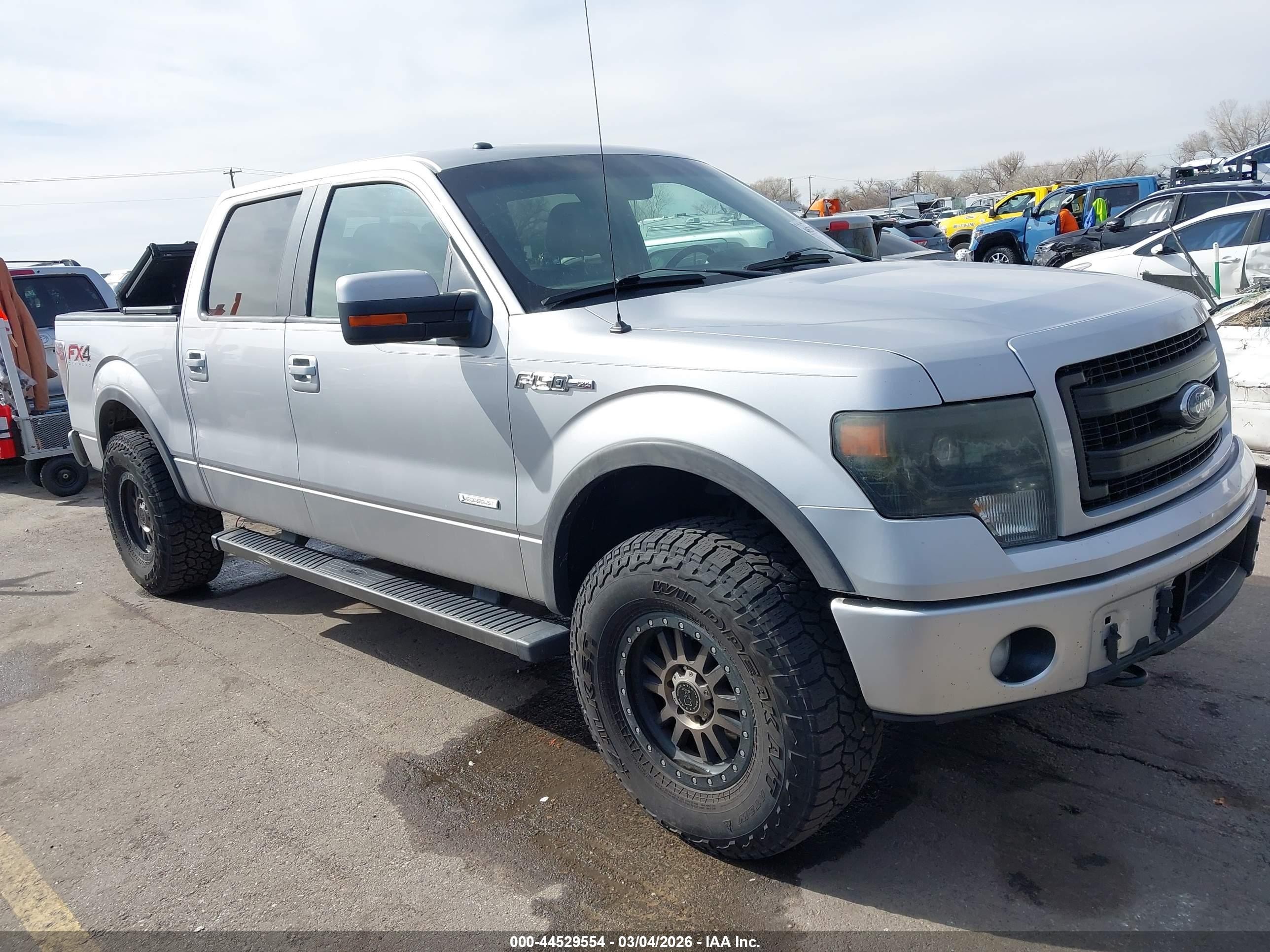 2014 Ford F-150 VIN 1FTFW1ET6EKF23956 IAAI salvage auction — Rear End, Salvage (Utah), sold $2,100 on 2026-07-09 (photo 1)