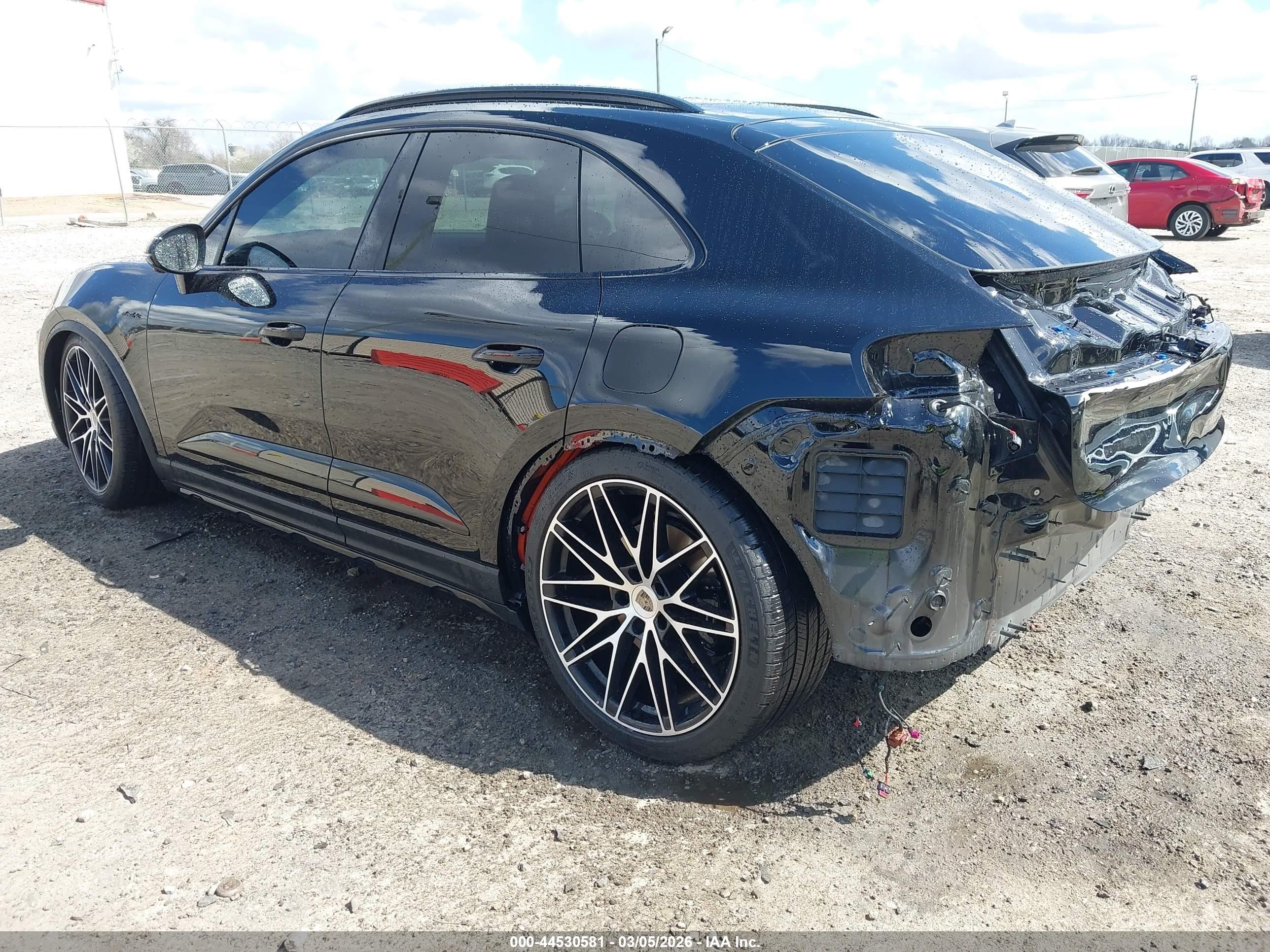2025 Porsche Macan VIN WP1AC2XA1SL175554 IAAI salvage auction — Rear End, Salvage (Georgia), sold $61,000 on 2026-07-02 (photo 3)