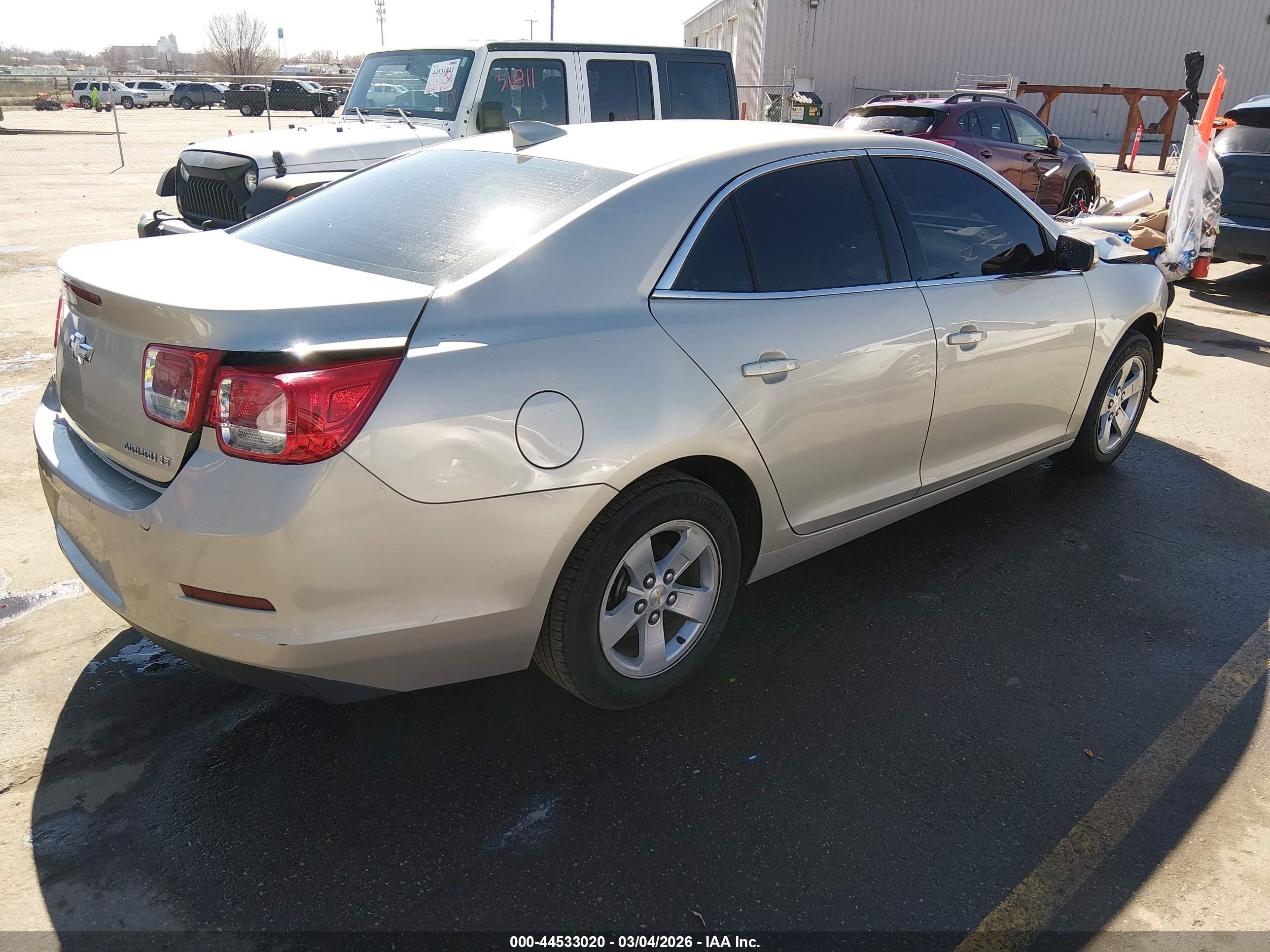 2016 Chevrolet Malibu Limited VIN 1G11C5SA4GF151325 IAAI salvage auction — Front End, Salvage (Utah), sold $325 on 2026-07-09 (photo 4)