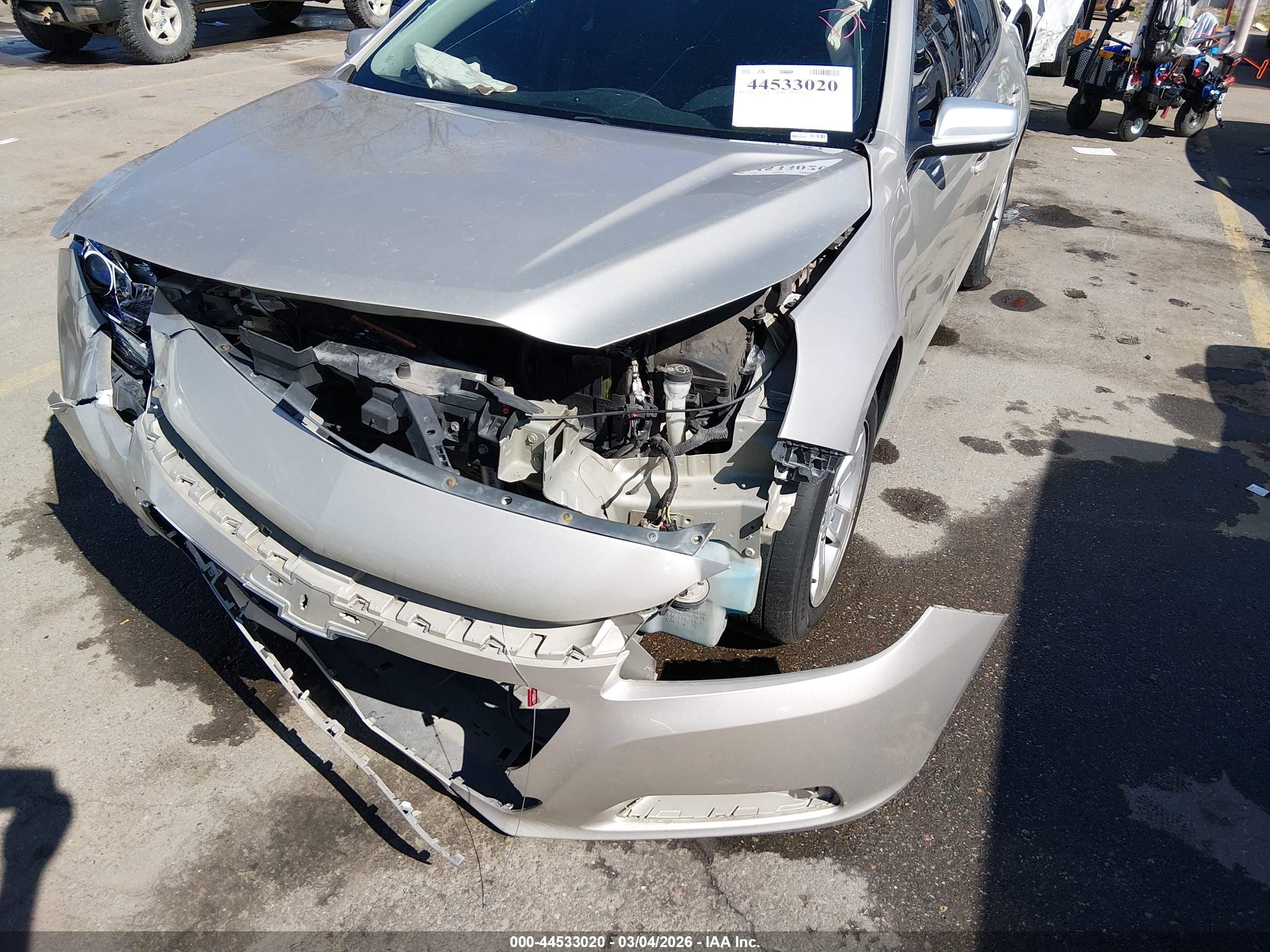 2016 Chevrolet Malibu Limited VIN 1G11C5SA4GF151325 IAAI salvage auction — Front End, Salvage (Utah), sold $325 on 2026-07-09 (photo 6)