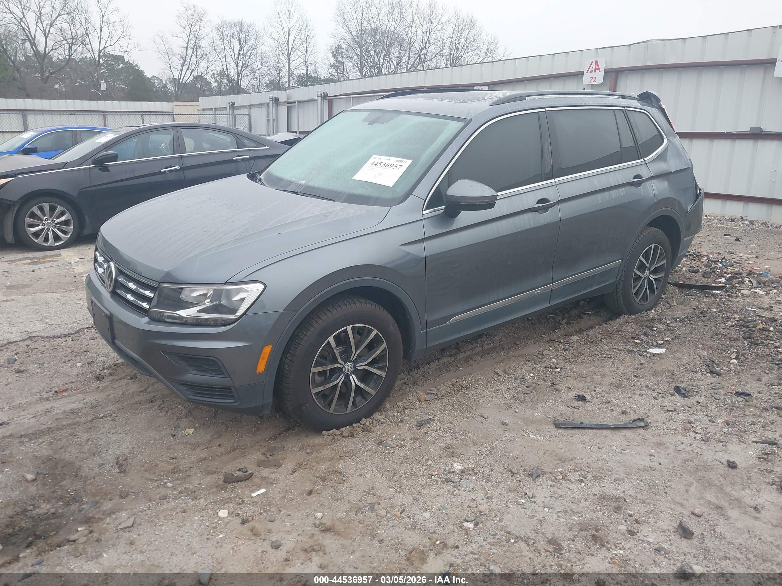 2021 Volkswagen Tiguan VIN 3VV3B7AX7MM026501 IAAI salvage auction — Rear End, Salvage (Idaho), sold $4,550 on 2026-09-11 (photo 2)