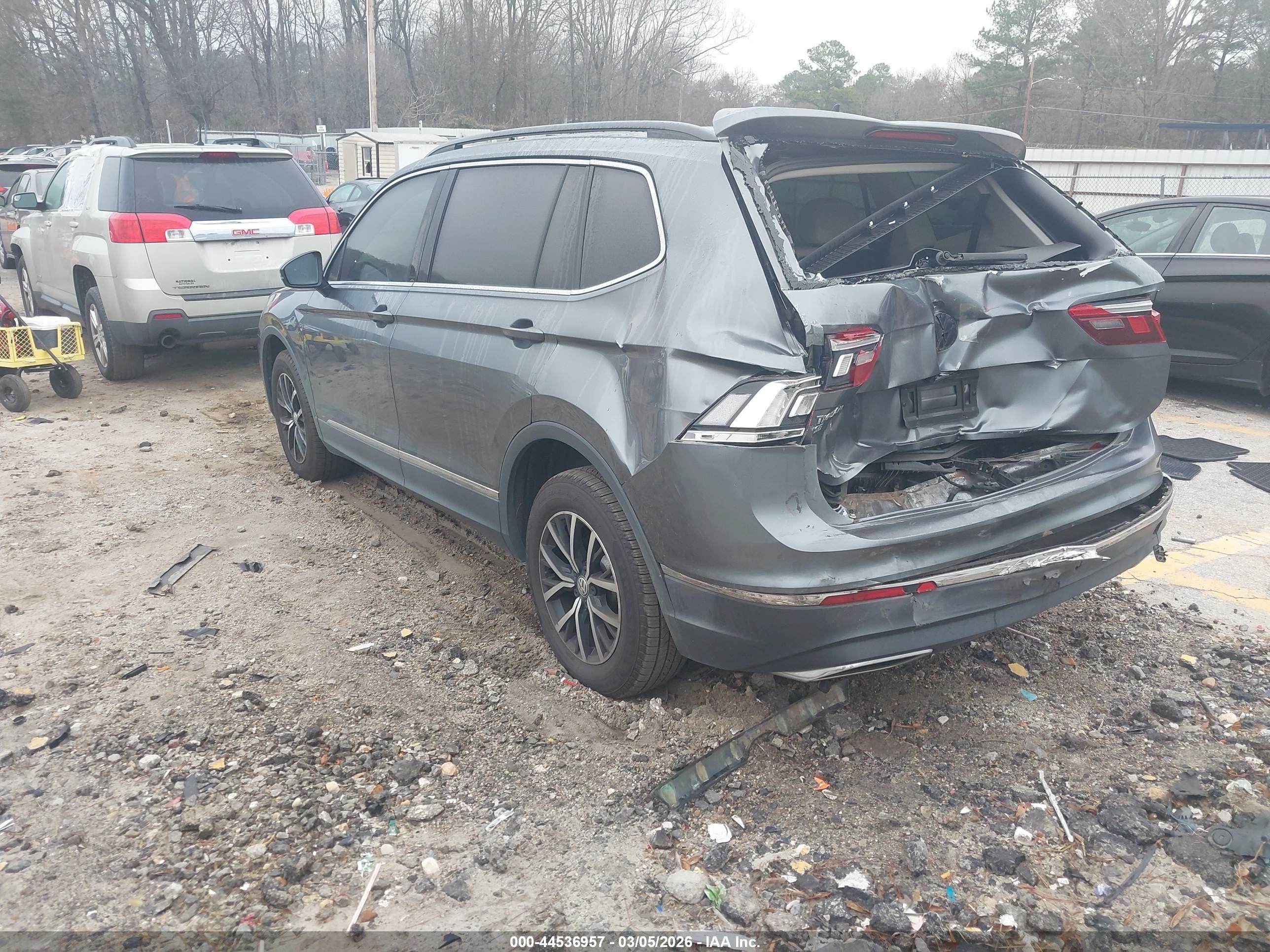 2021 Volkswagen Tiguan VIN 3VV3B7AX7MM026501 IAAI salvage auction — Rear End, Salvage (Idaho), sold $4,550 on 2026-09-11 (photo 3)
