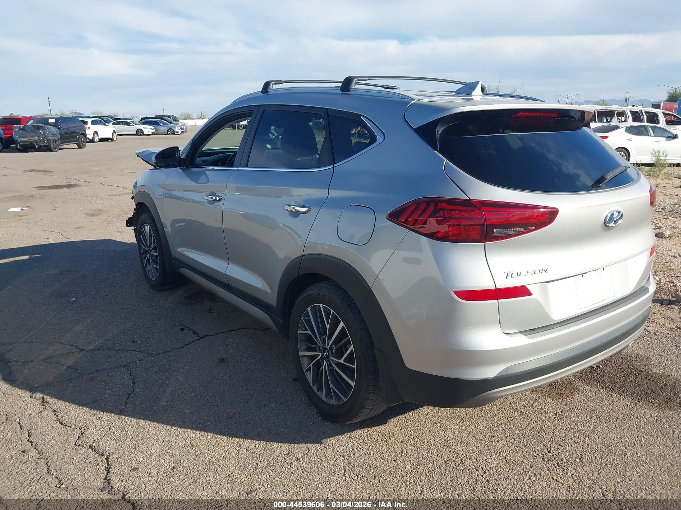 2021 Hyundai Tucson VIN KM8J33ALXMU305845 IAAI salvage auction — Unknown, Salvage (Arizona), sold $1,550 on 2026-07-09 (photo 3)