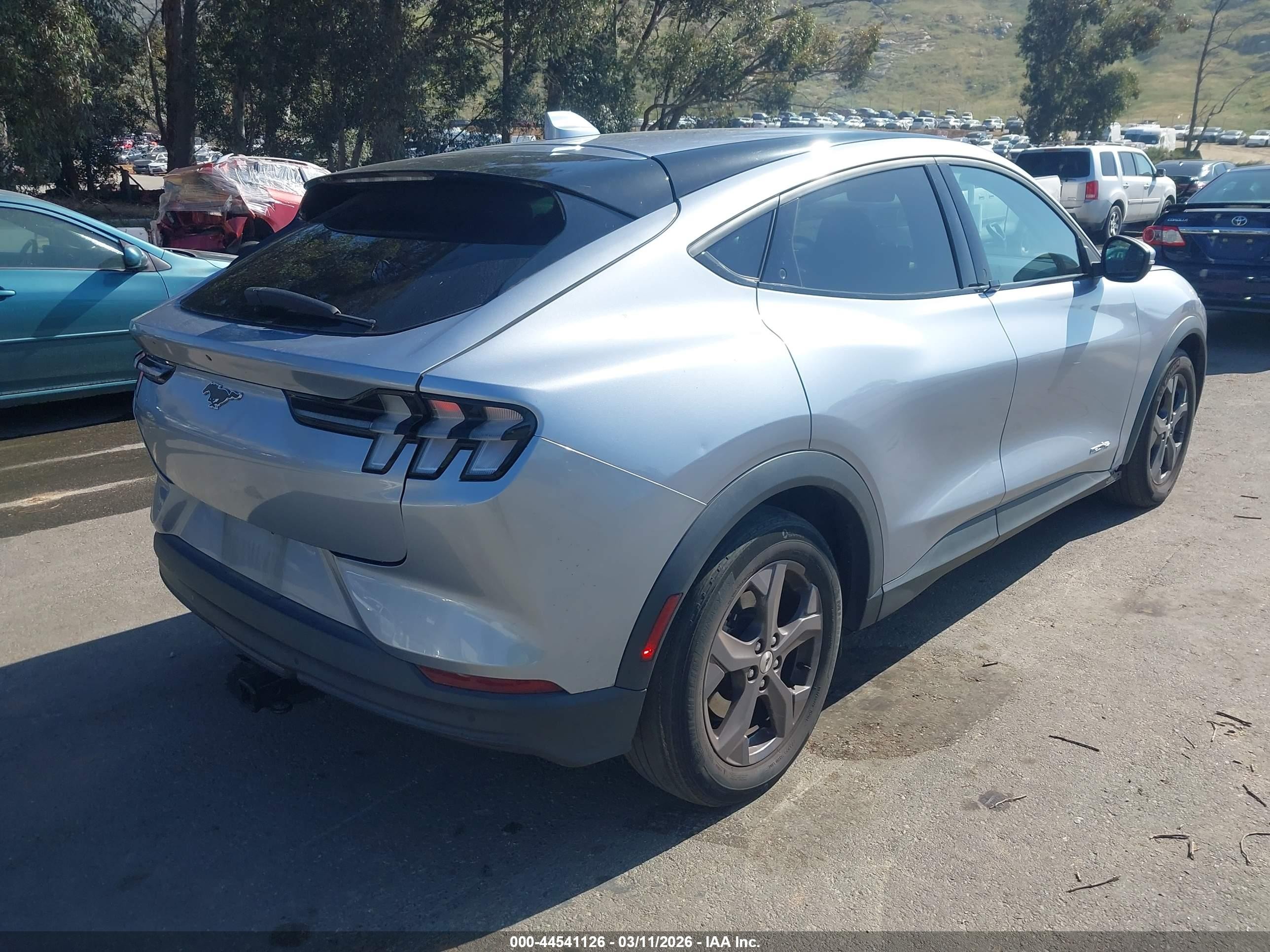 2022 Ford Mustang Mach-E VIN 3FMTK1SS7NMA28227 IAAI salvage auction — Front End, Salvage (California), sold $10,575 on 2026-07-07 (photo 4)