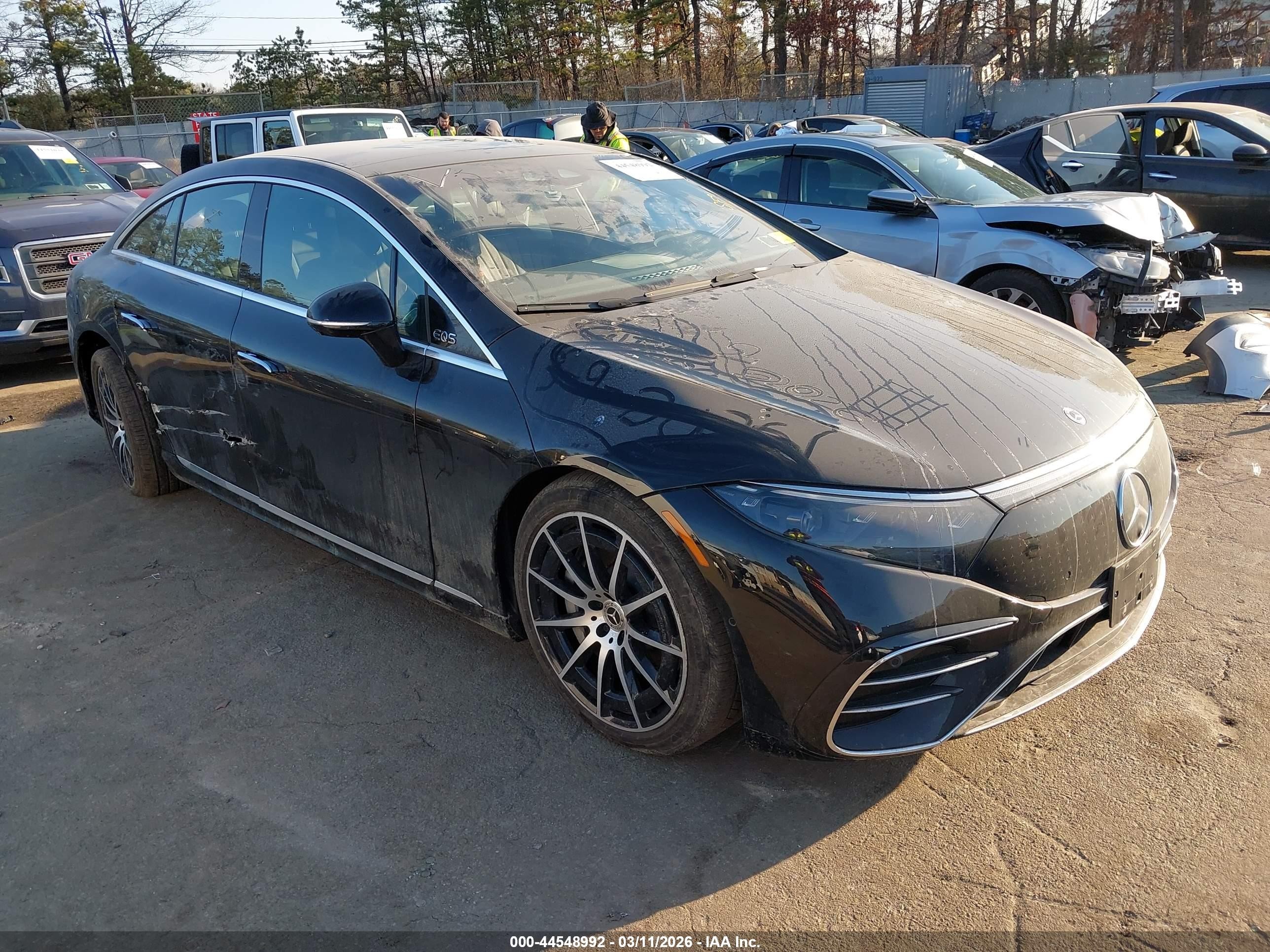 2022 Mercedes-Benz EQS VIN W1KCG4EB3NA022026 — IAAI salvage auction photo