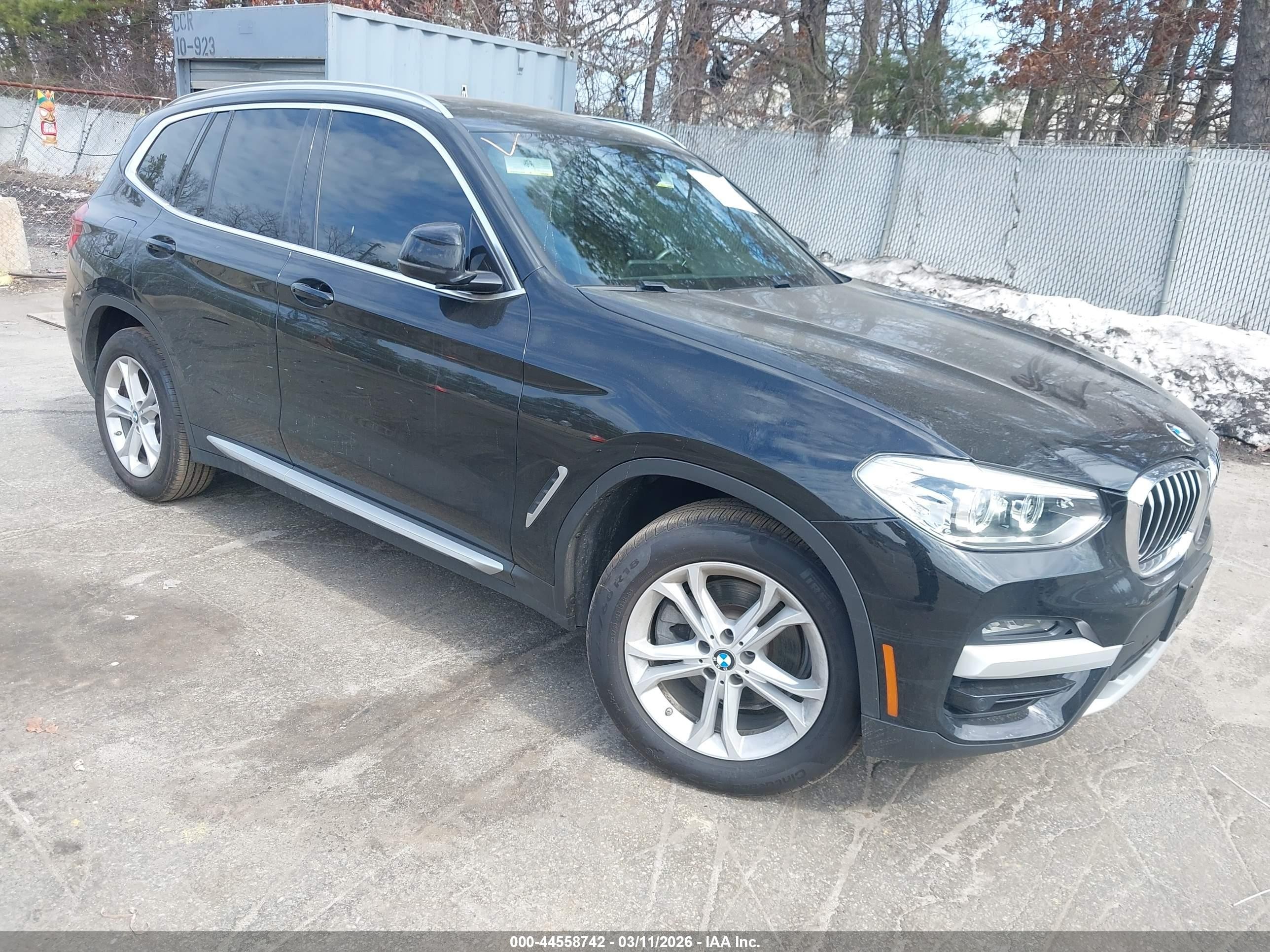2020 BMW X3 VIN 5UXTY5C03L9D03080 IAAI salvage auction — Side, Mv-907A (New York), sold $11,100 on 2026-10-21 (photo 1)