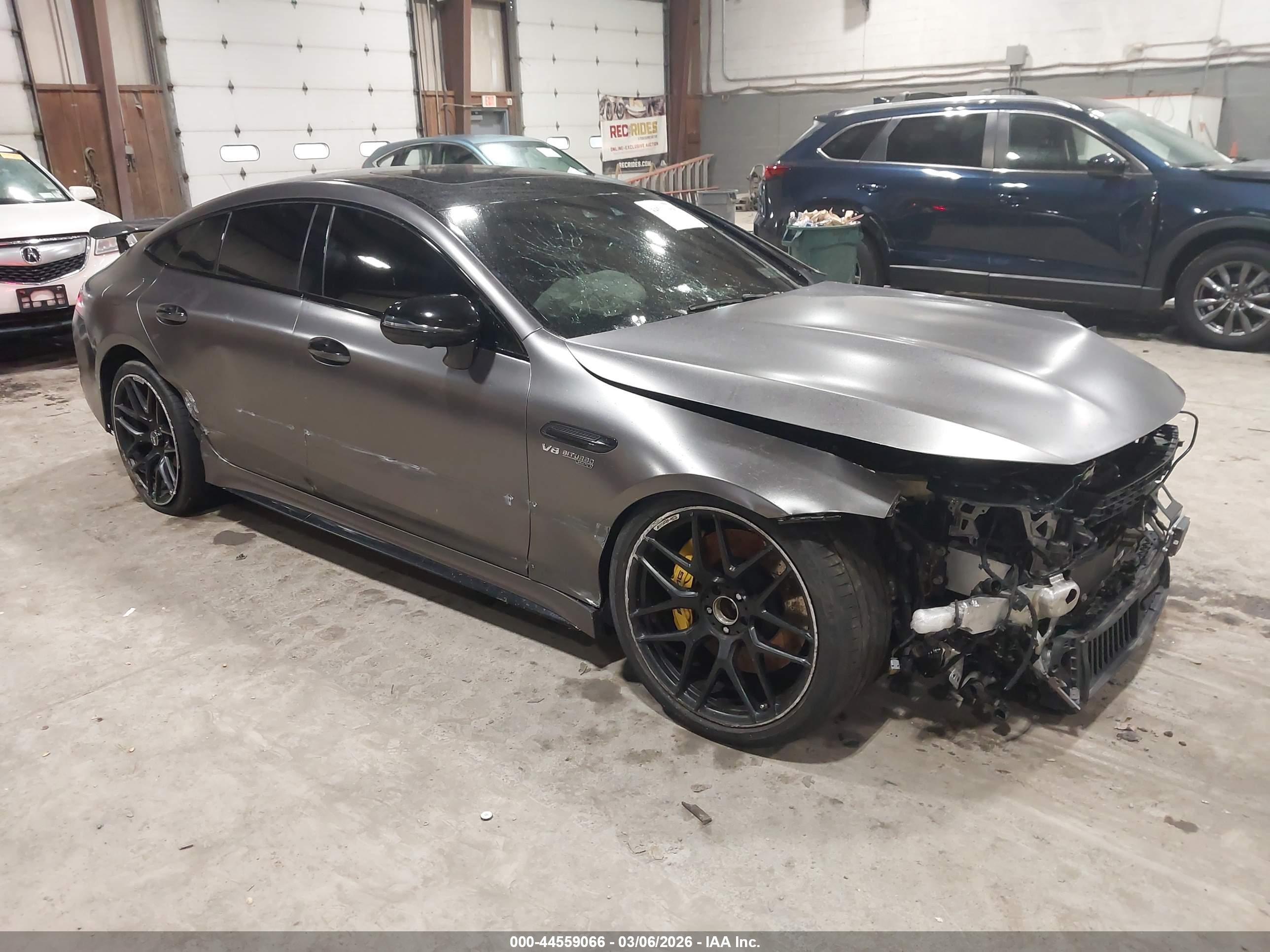 2019 Mercedes-benz AMG GT VIN WDD7X8KB6KA006492 IAAI salvage auction — Front End, Clear (New York), sold $20,500 on 2026-03-11 (photo 1)