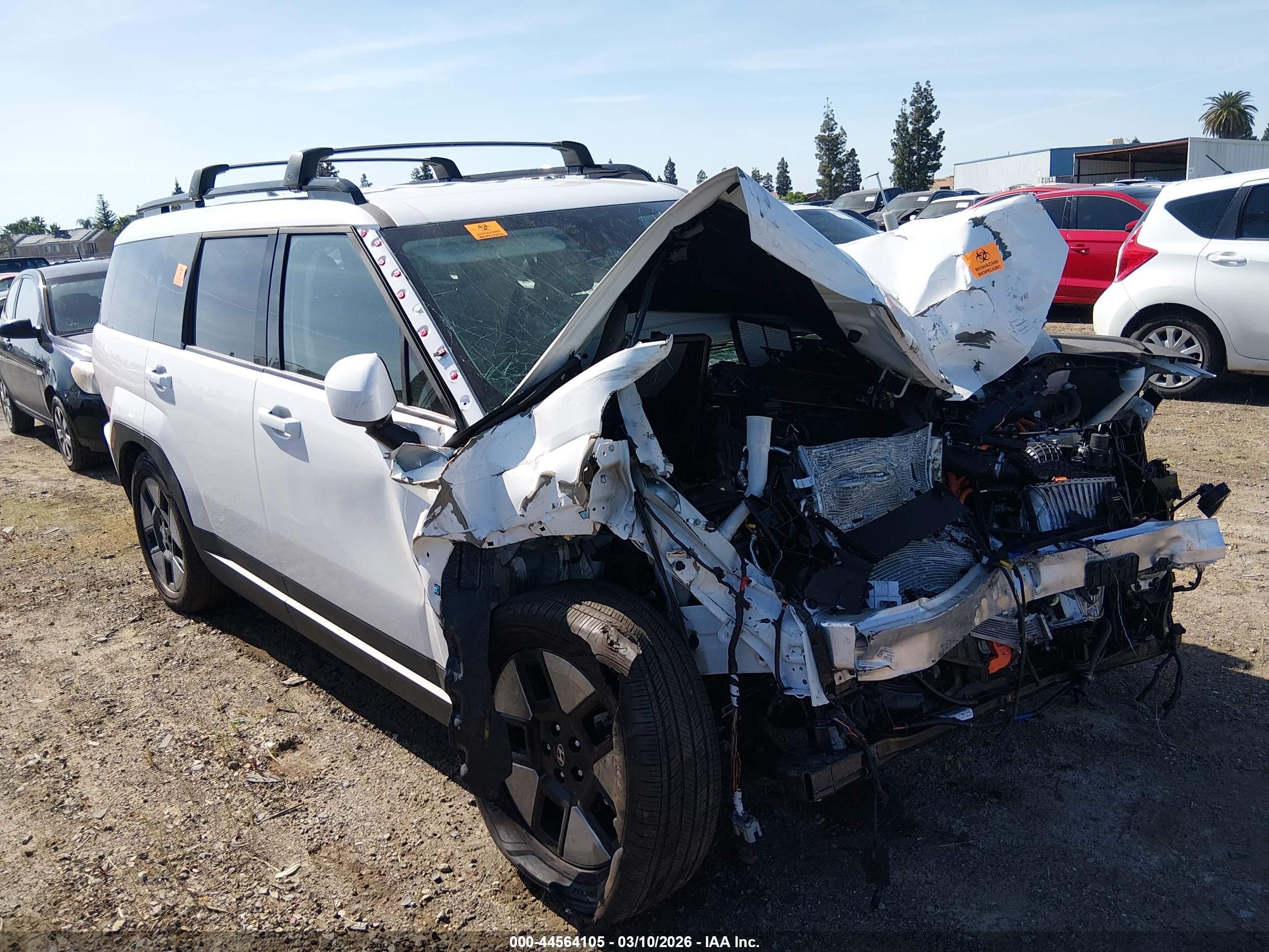 2025 Hyundai Santa Fe Hybrid VIN 5NMP24G11SH037169 — IAAI salvage auction photo