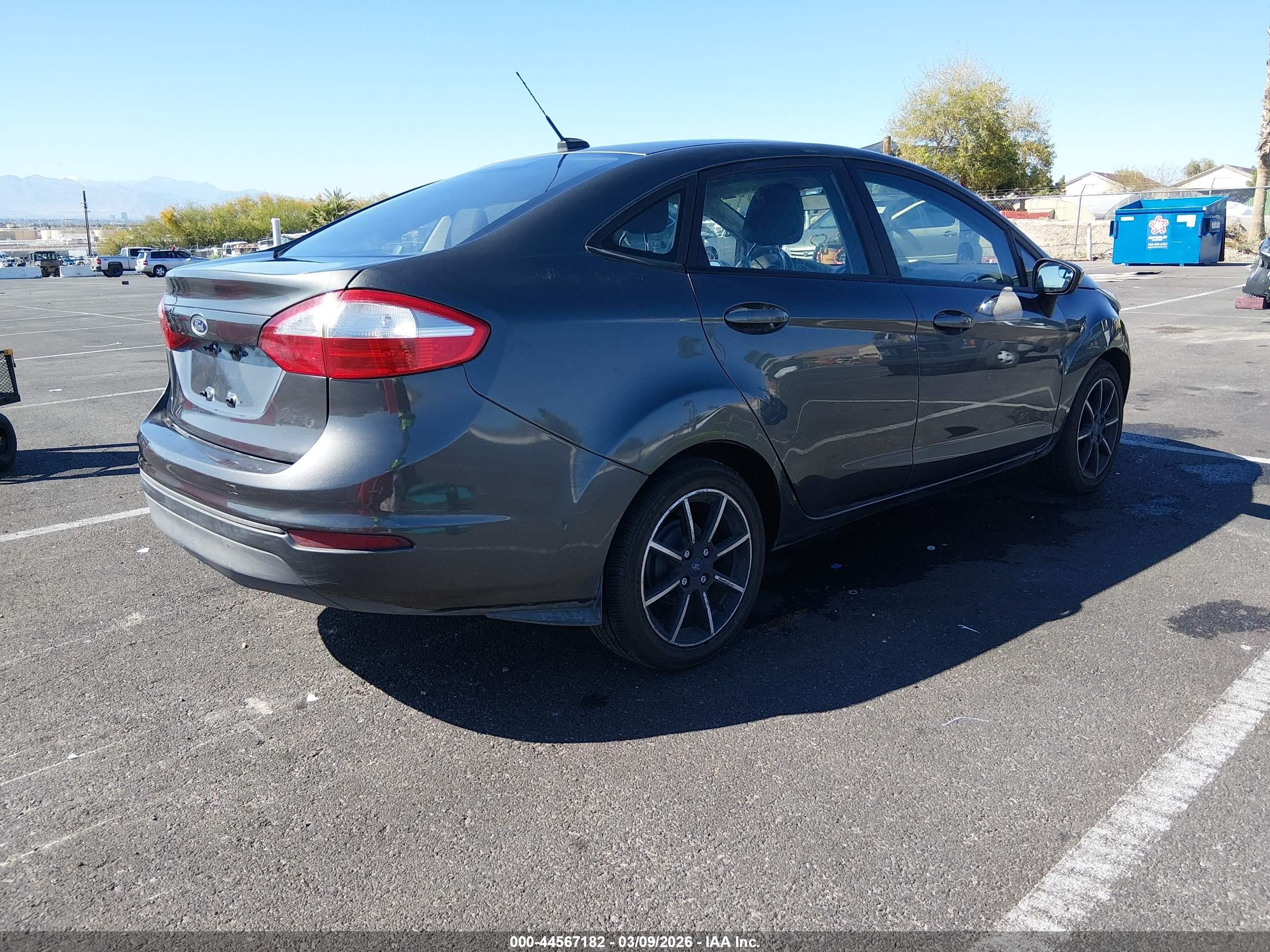 2017 Ford Fiesta VIN 3FADP4BJ0HM162204 IAAI salvage auction — Unknown, Salvage (Nevada), sold $1,200 on 2026-07-11 (photo 4)