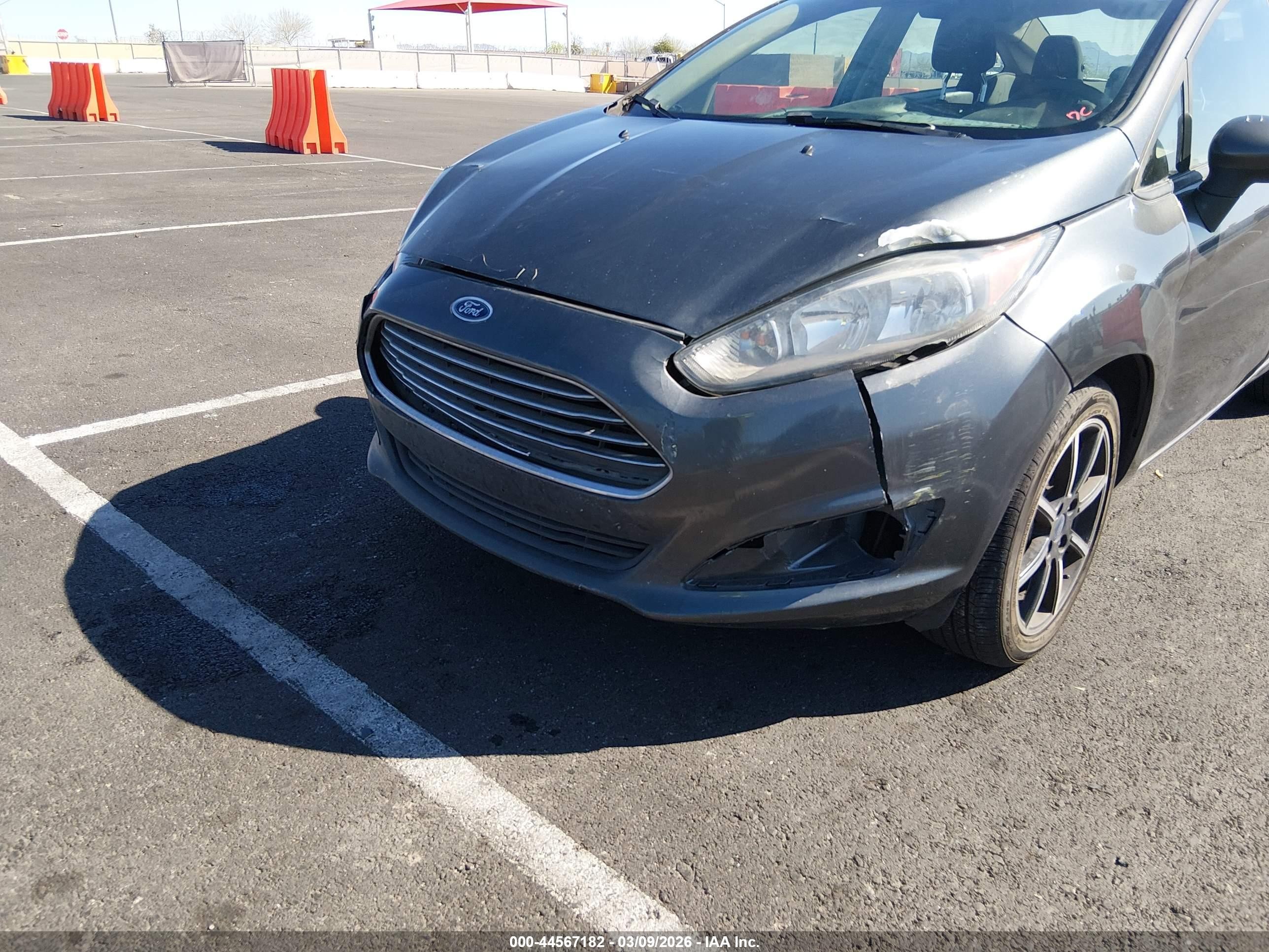 2017 Ford Fiesta VIN 3FADP4BJ0HM162204 IAAI salvage auction — Unknown, Salvage (Nevada), sold $1,200 on 2026-07-11 (photo 6)