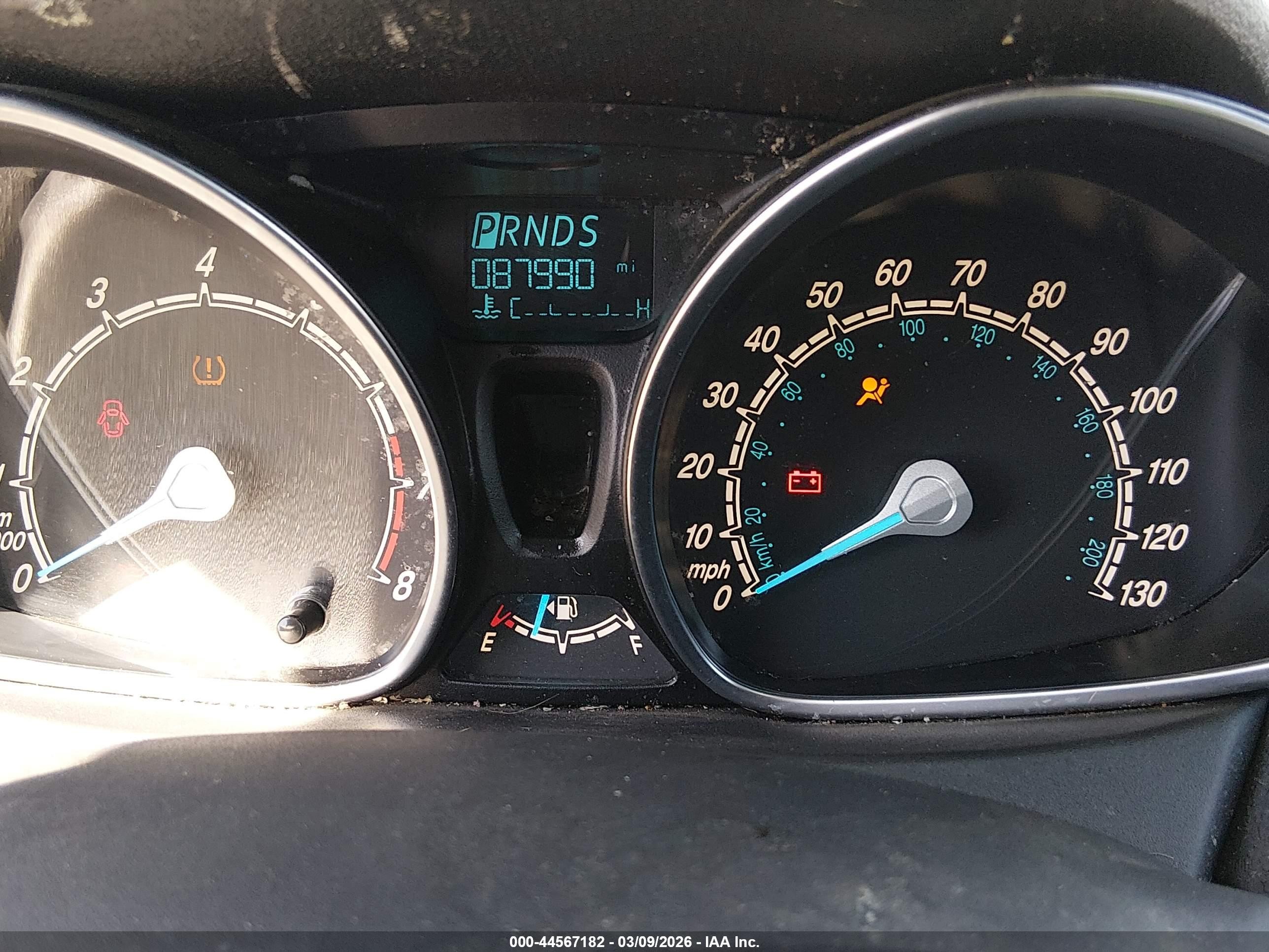 2017 Ford Fiesta VIN 3FADP4BJ0HM162204 IAAI salvage auction — Unknown, Salvage (Nevada), sold $1,200 on 2026-07-11 (photo 7)
