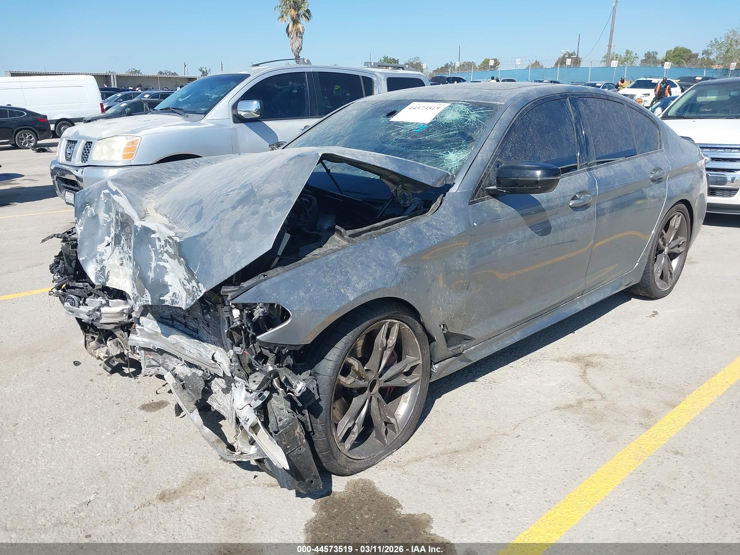 2023 BMW M550i xdrive VIN WBA13BK03PCN80581 IAAI salvage auction — Front End, Salvage (California), sold $10,475 on 2026-04-29 (photo 2)