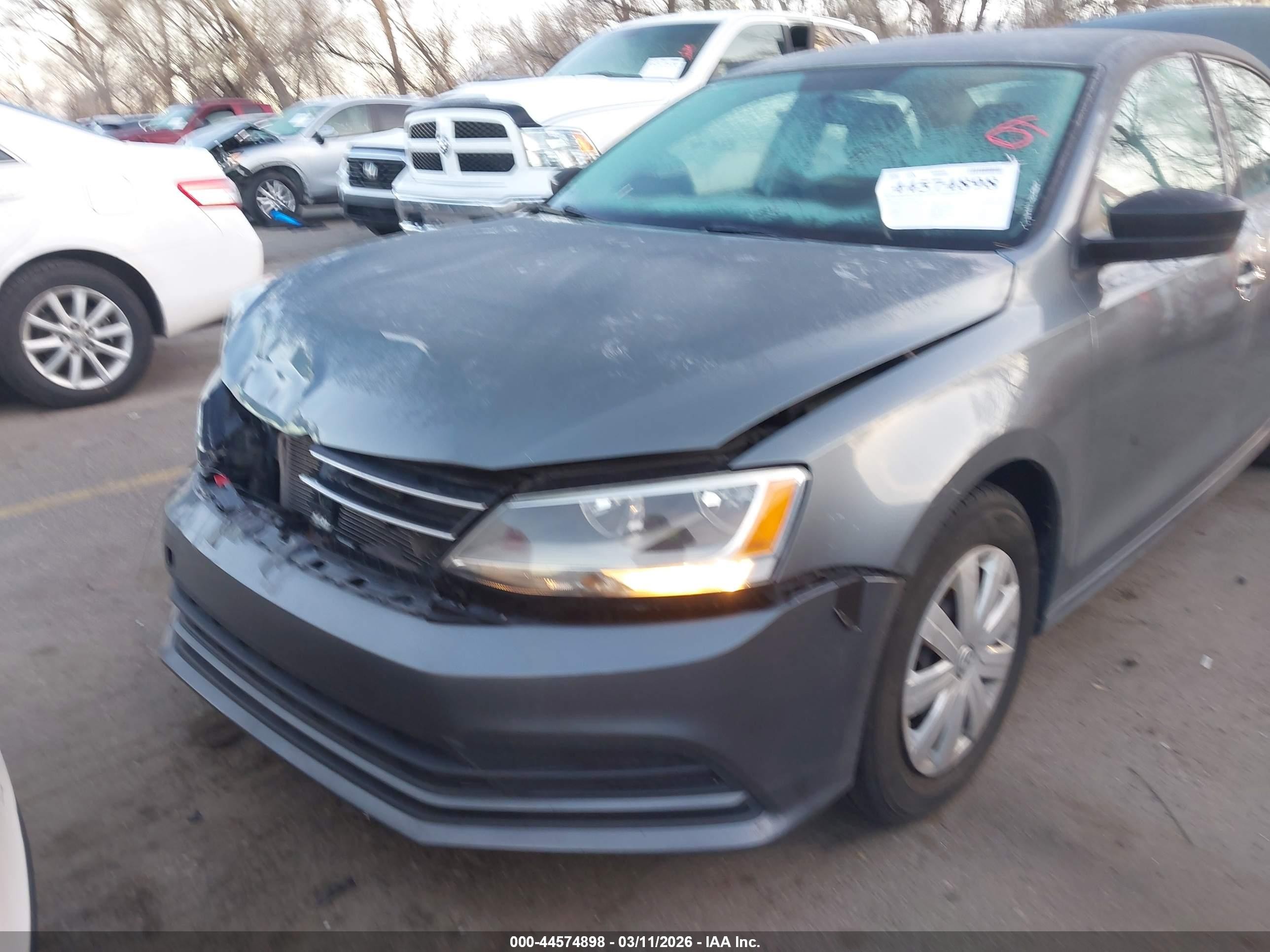 2016 Volkswagen Jetta VIN 3VW267AJ4GM303472 IAAI salvage auction — Front End, Salvage (Utah), sold $1,050 on 2026-07-02 (photo 6)