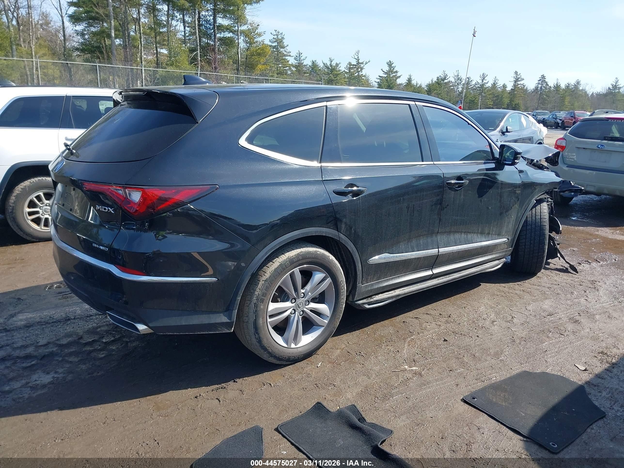 2022 Acura MDX VIN 5J8YE1H3XNL017078 IAAI salvage auction — Front End, Salvage (Connecticut), sold $10,250 on 2026-09-27 (photo 4)