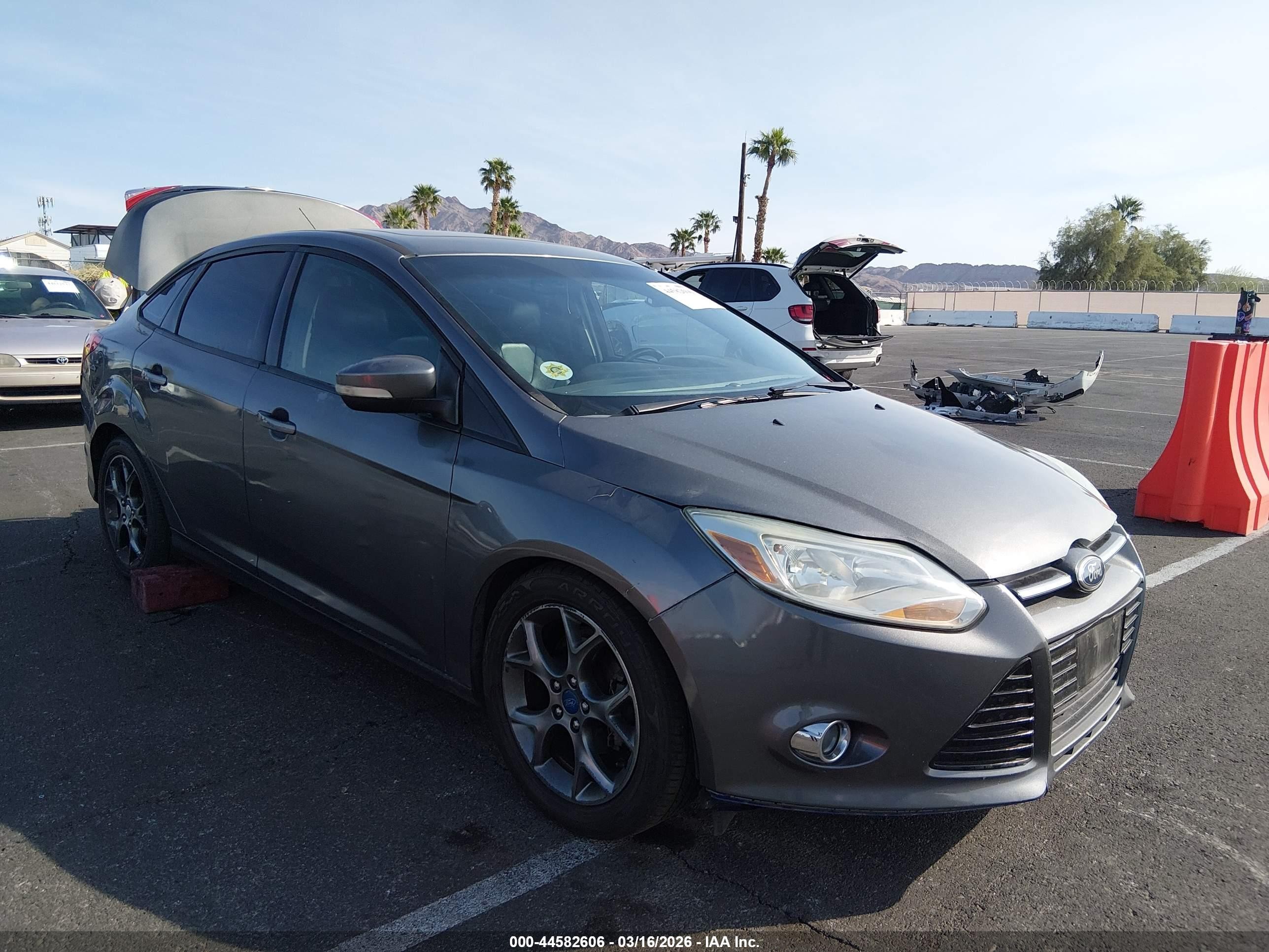 2013 Ford Focus VIN 1FADP3F29DL201512 IAAI salvage auction — Rear End, Salvage (Nevada), sold $275 on 2026-07-10 (photo 1)