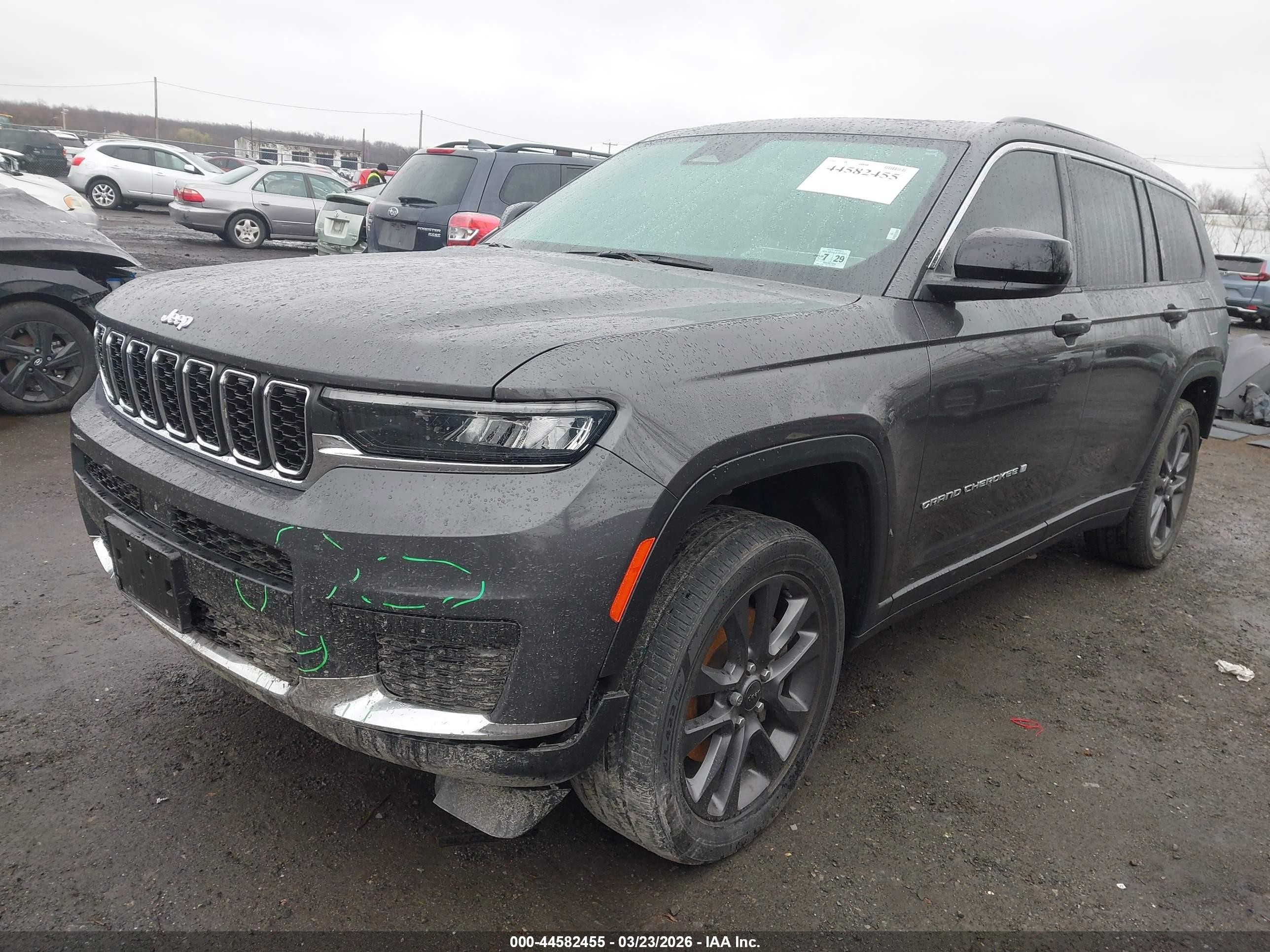 2024 Jeep Grand Cherokee L VIN 1C4RJKAG6R8600211 IAAI salvage auction — Front End, Salvage (New Jersey), sold $12,000 on 2026-07-05 (photo 2)
