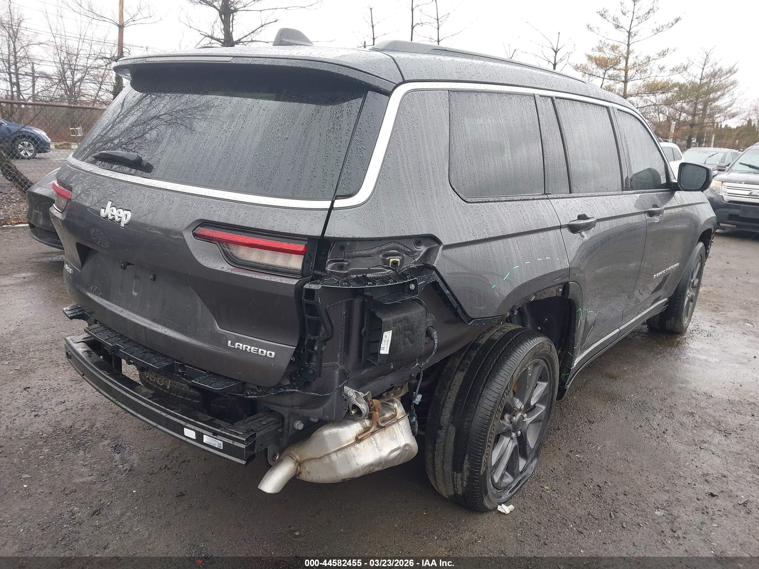 2024 Jeep Grand Cherokee L VIN 1C4RJKAG6R8600211 IAAI salvage auction — Front End, Salvage (New Jersey), sold $12,000 on 2026-07-05 (photo 4)