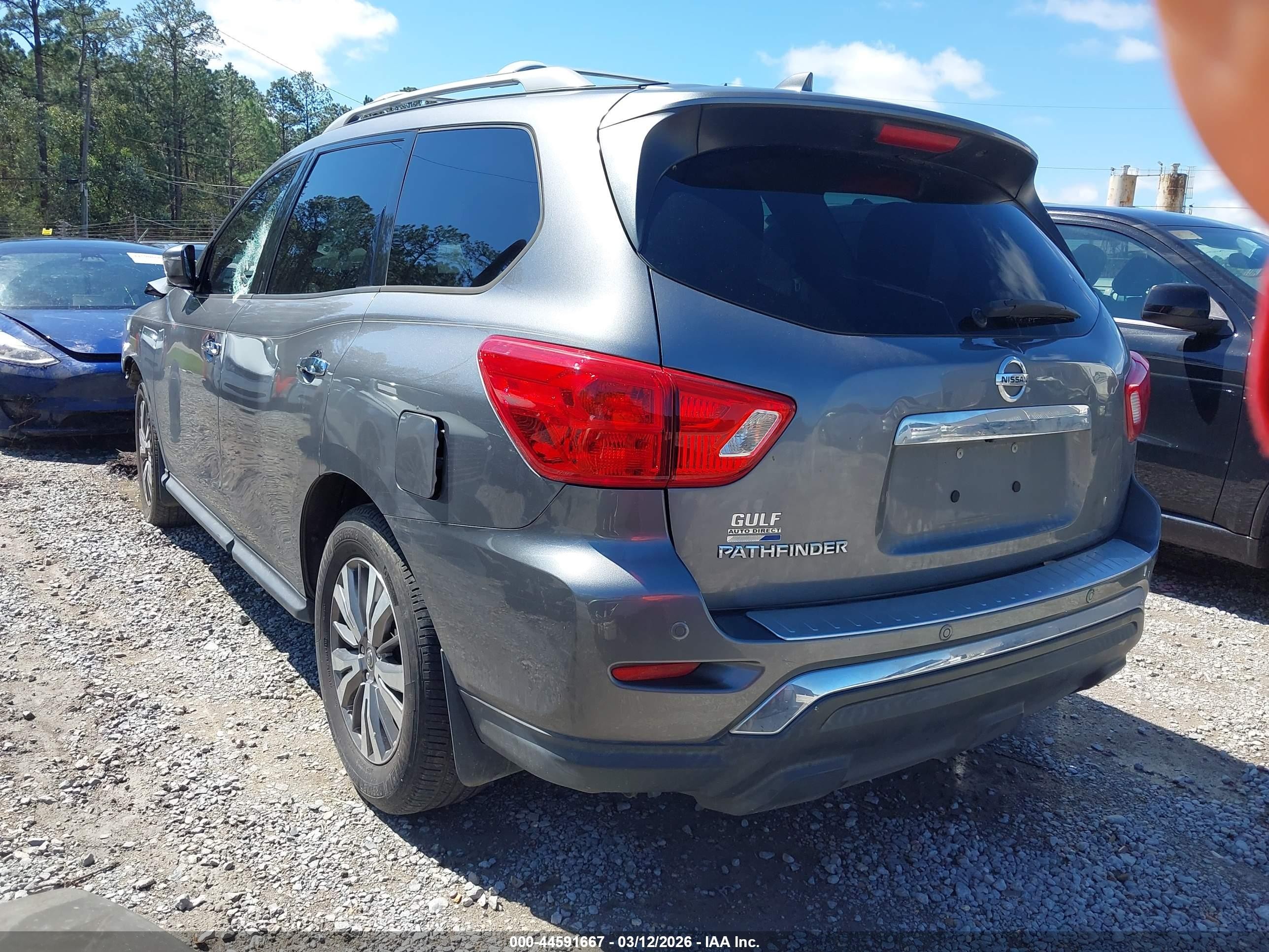2020 Nissan Pathfinder VIN 5N1DR2AN2LC596692 IAAI salvage auction — Front End, Salvage (Mississippi), sold $400 on 2026-07-01 (photo 3)