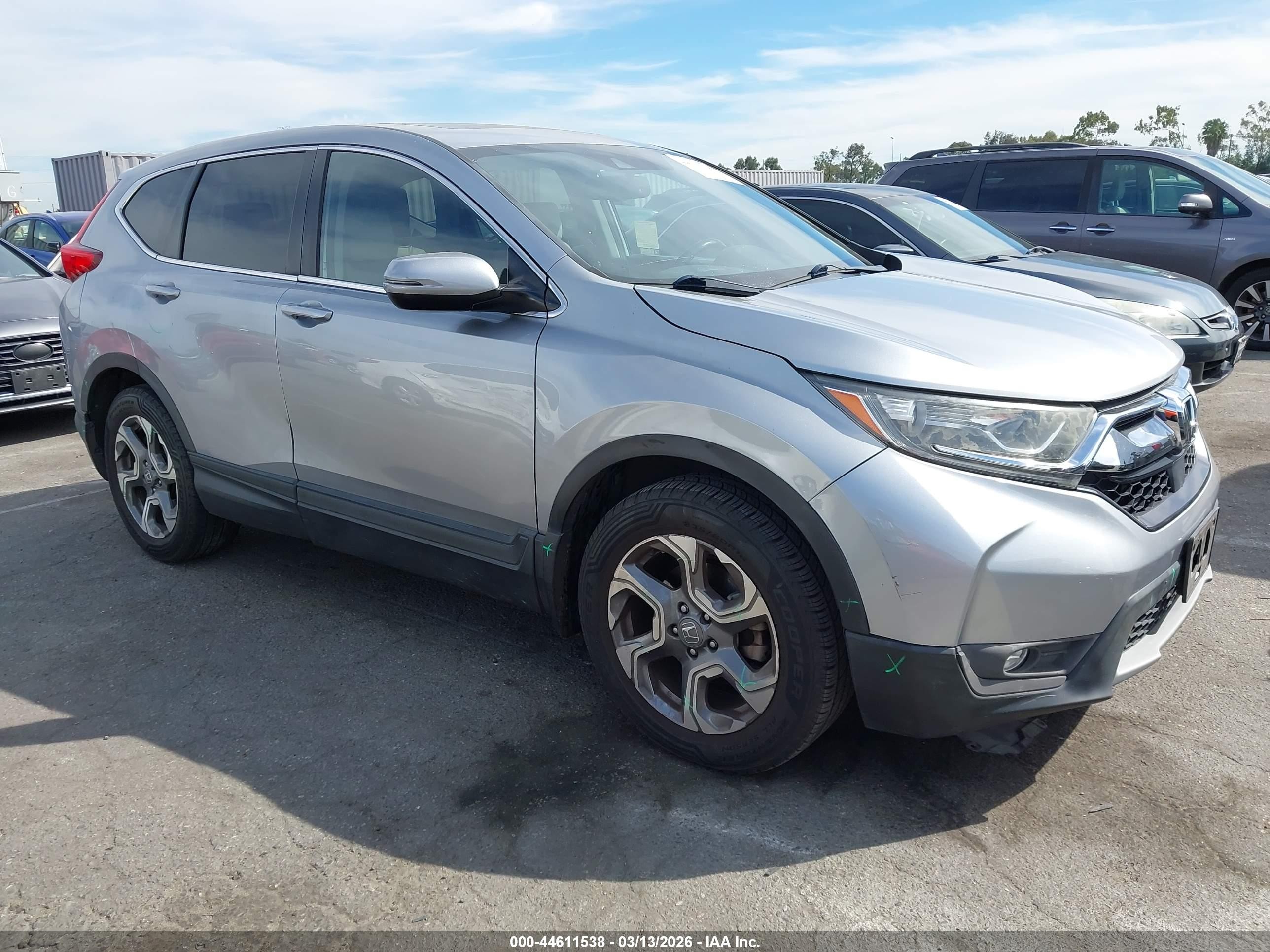 2019 Honda CR-V VIN 5J6RW1H80KA035599 IAAI salvage auction — Theft, Salvage (California), sold $5,950 on 2026-07-09 (photo 1)