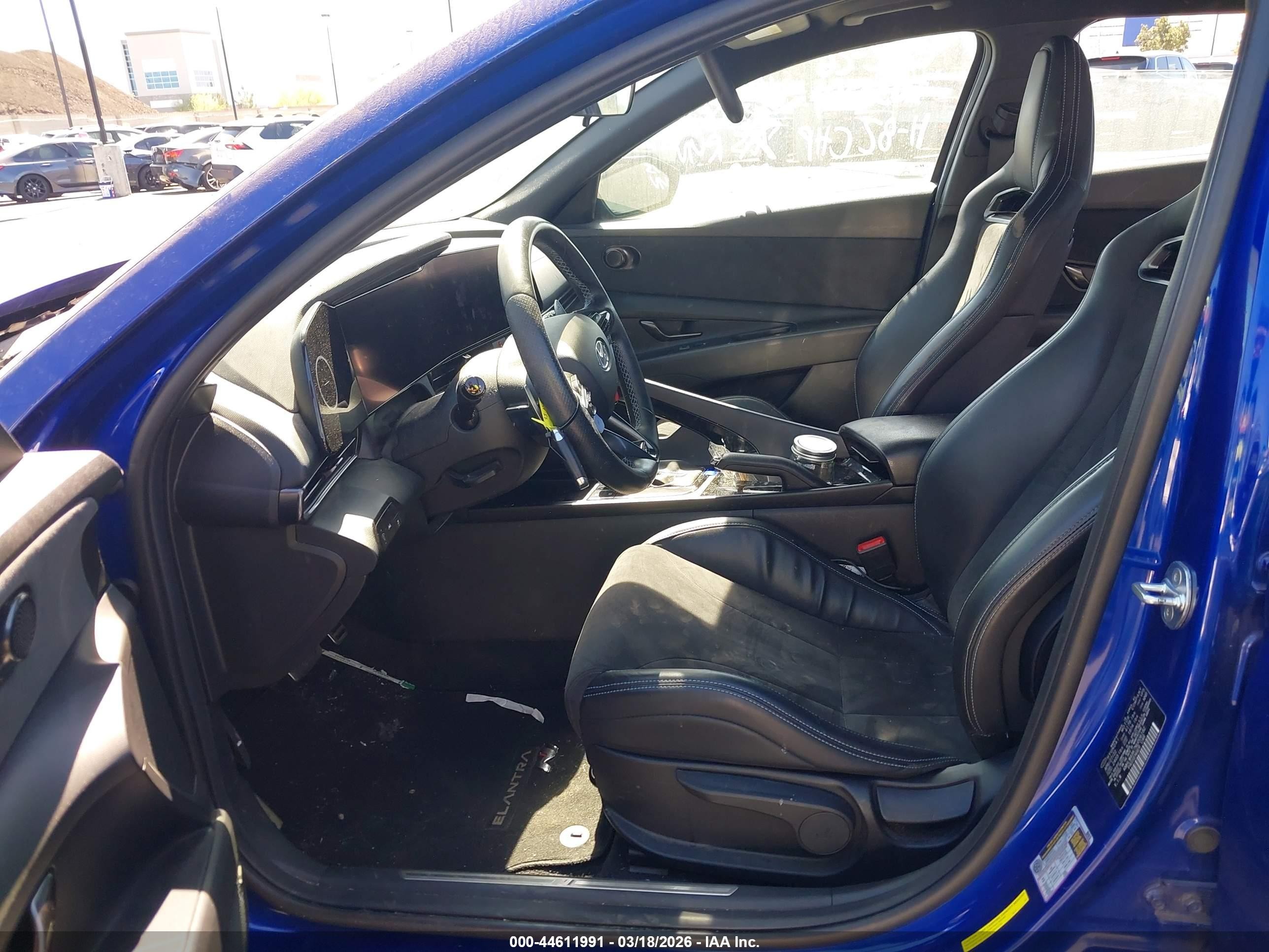 2022 Hyundai Elantra VIN KMHLW4AK7NU006182 IAAI salvage auction — Front & Rear, Salvage Certificate (California), sold $4,650 on 2026-09-14 (photo 5)