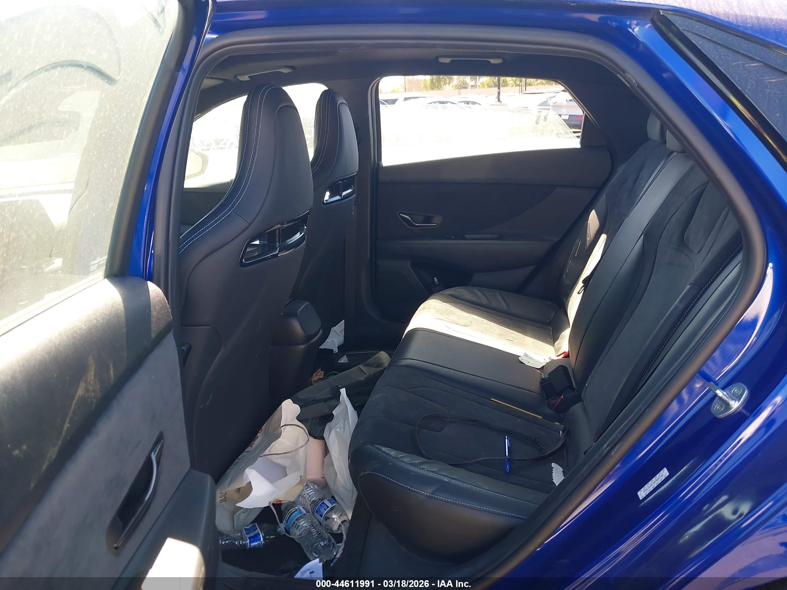 2022 Hyundai Elantra VIN KMHLW4AK7NU006182 IAAI salvage auction — Front & Rear, Salvage Certificate (California), sold $4,650 on 2026-09-14 (photo 8)