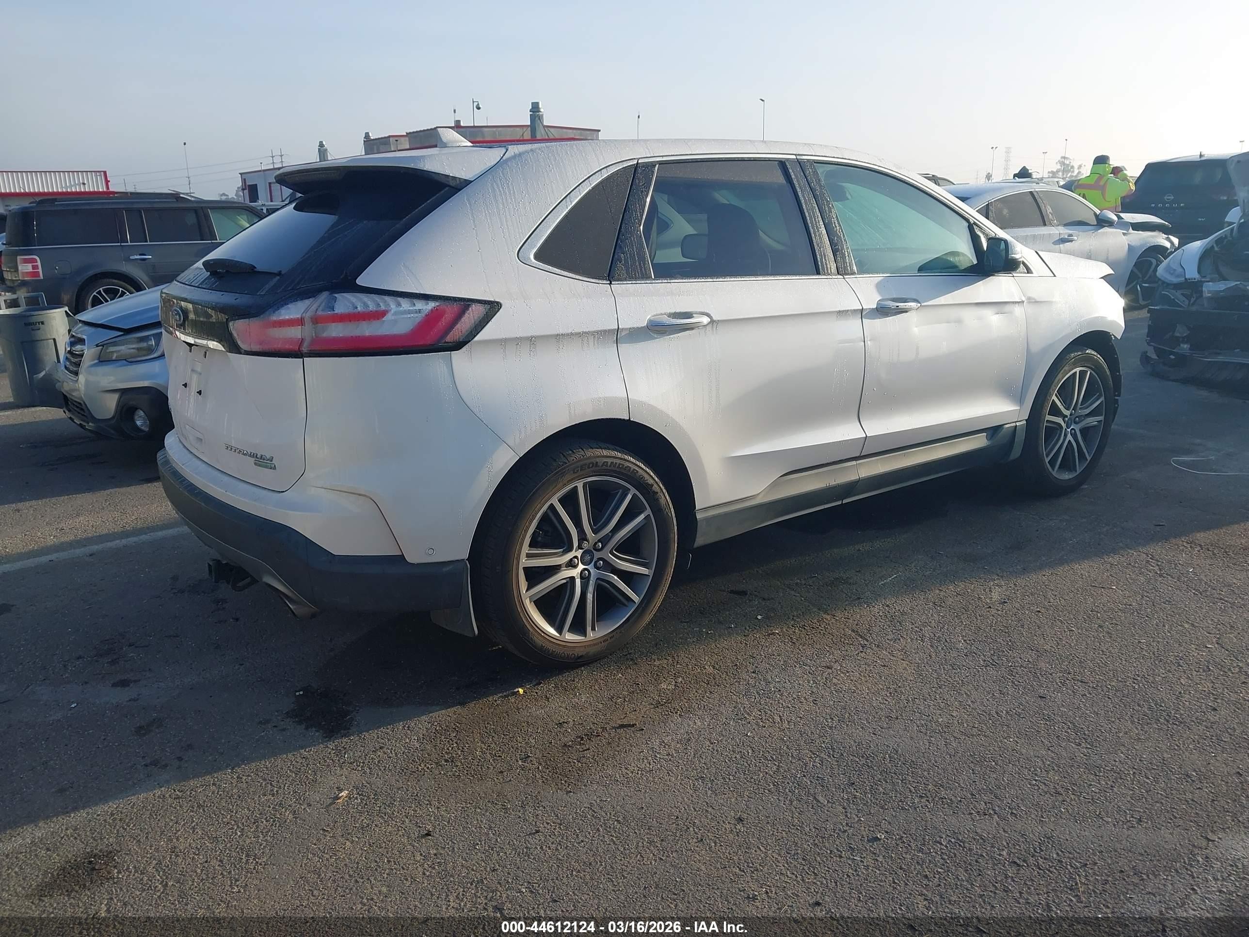 2019 Ford Edge VIN 2FMPK3K91KBC11209 IAAI salvage auction — Front End, Salvage (California), sold $3,600 on 2026-07-09 (photo 4)