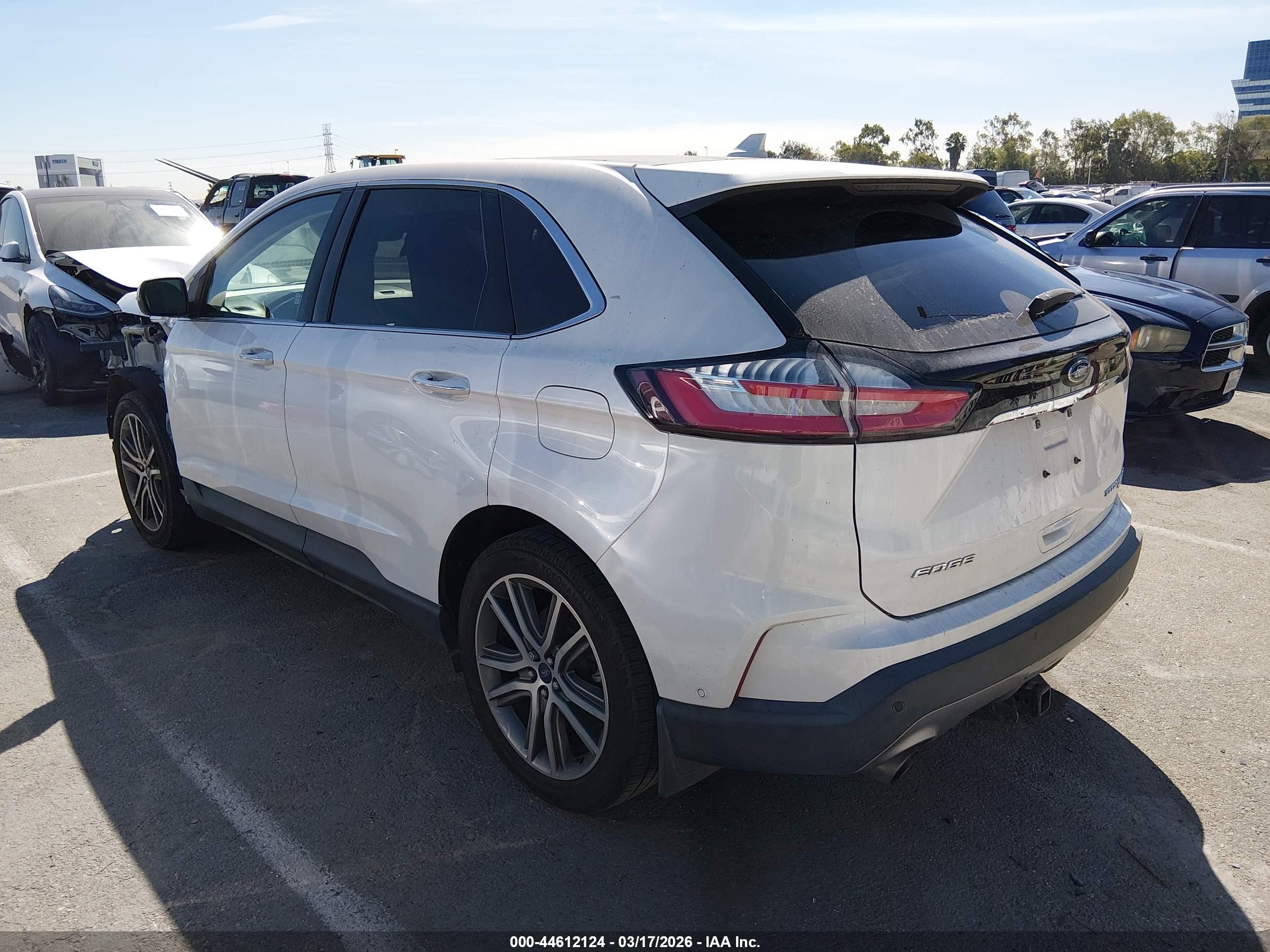 2019 Ford Edge VIN 2FMPK3K91KBC11209 IAAI salvage auction — Front End, Salvage (California), sold $3,600 on 2026-07-09 (photo 3)
