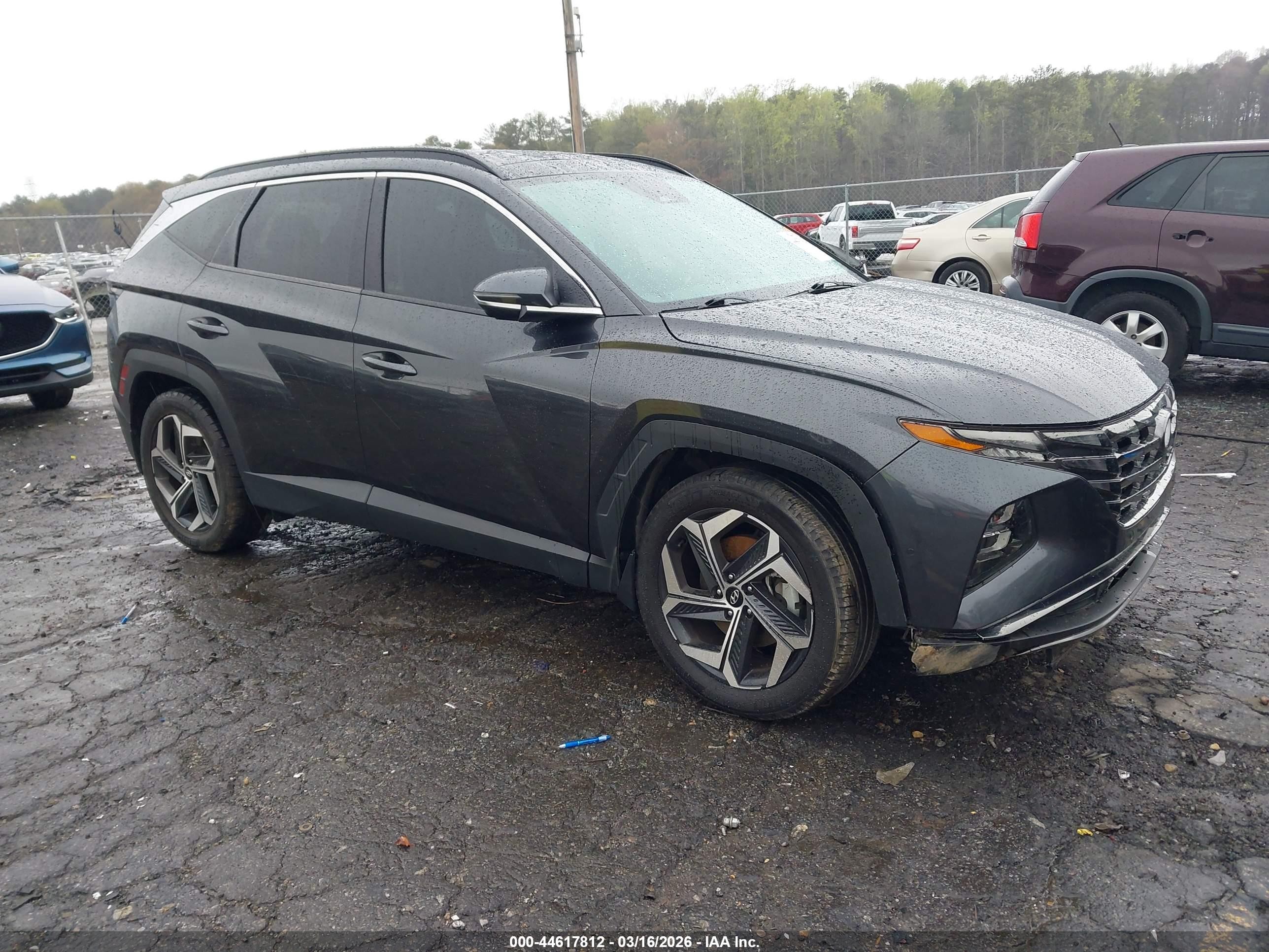 2022 Hyundai Tucson VIN 5NMJE3AE6NH098363 — IAAI salvage auction photo