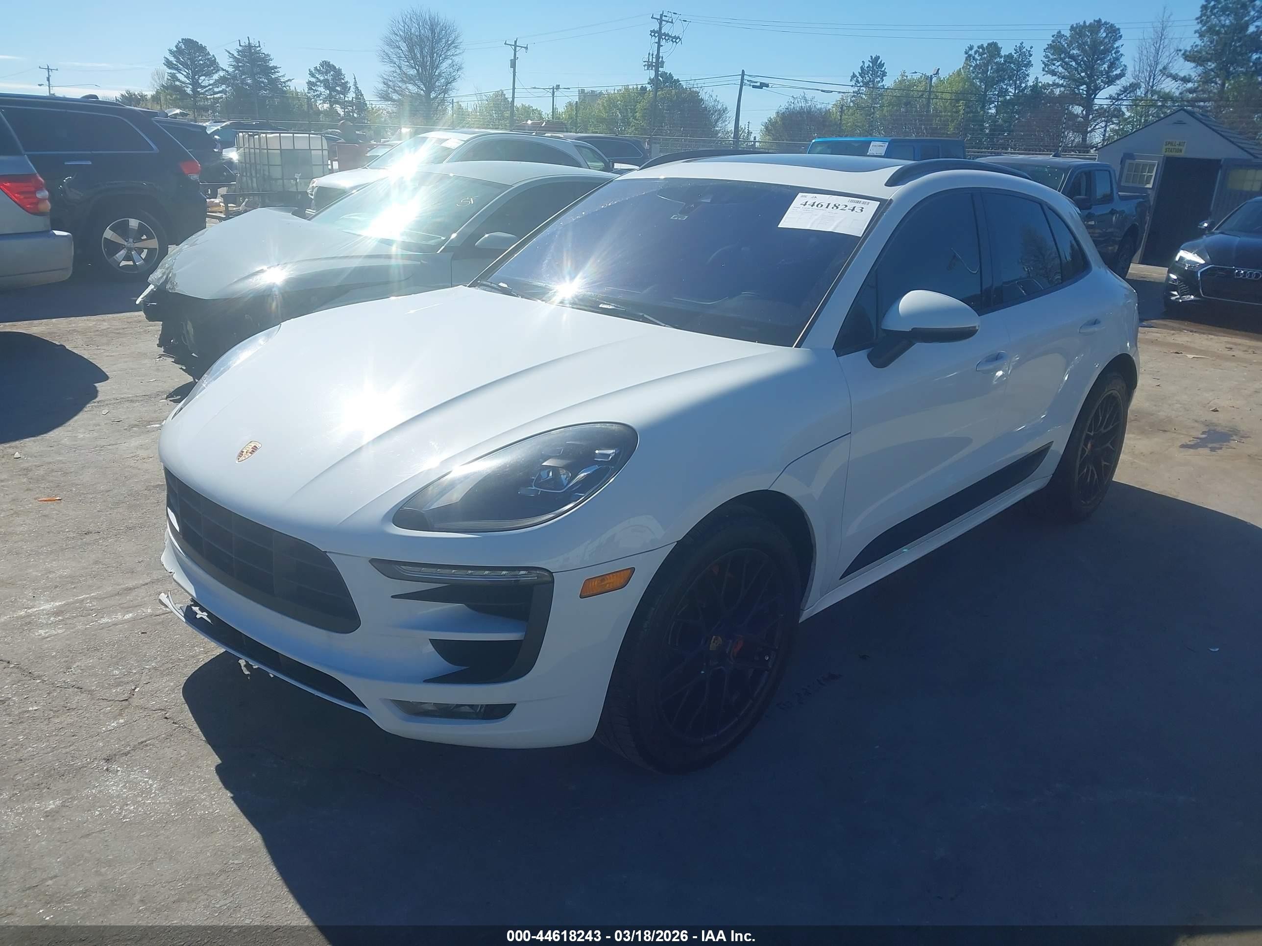 2018 Porsche Macan VIN WP1AG2A58JLB64004 IAAI salvage auction — Front End, Wait Title, sold $8,900 on 2026-09-20 (photo 2)