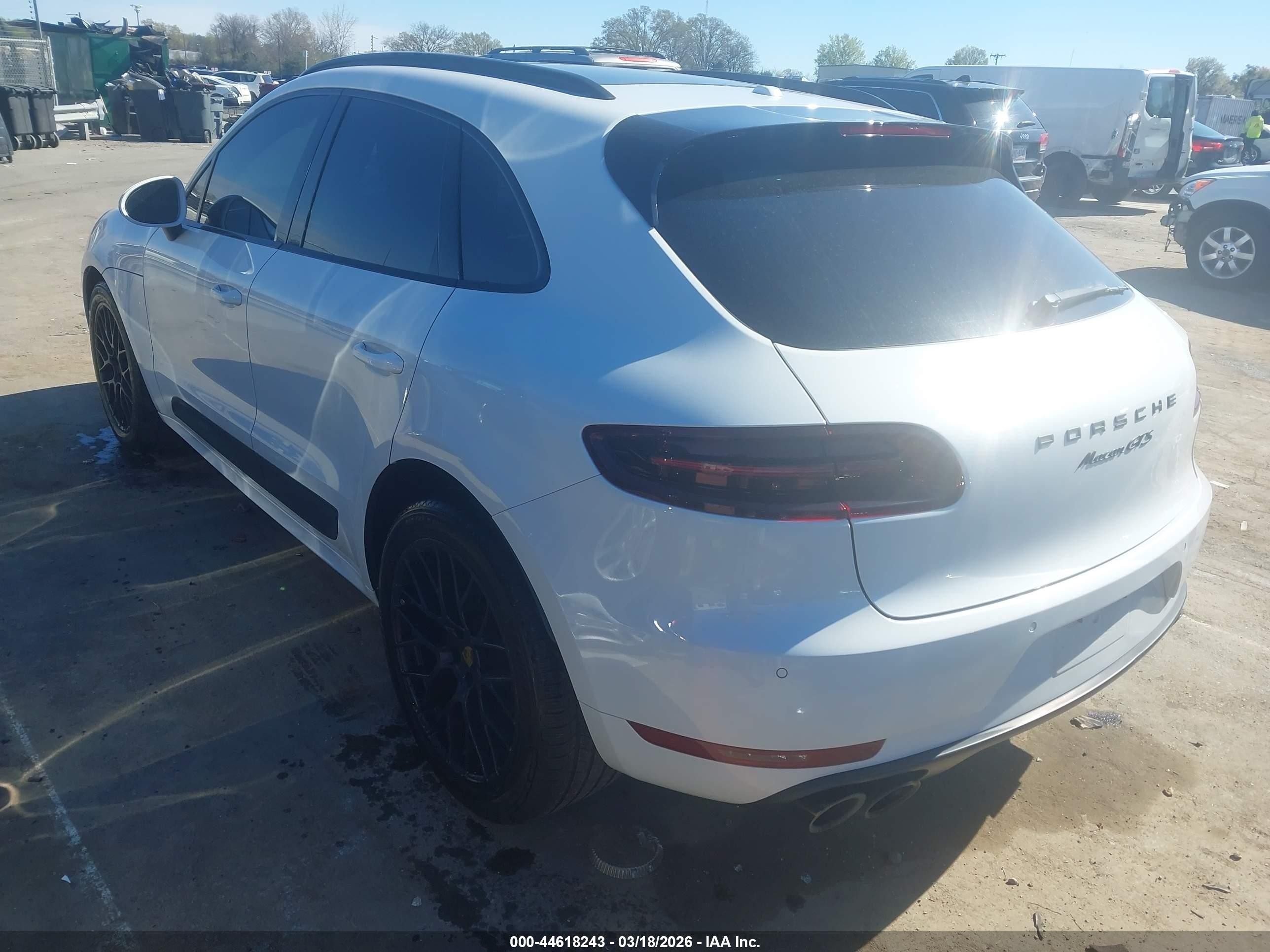 2018 Porsche Macan VIN WP1AG2A58JLB64004 IAAI salvage auction — Front End, Wait Title, sold $8,900 on 2026-09-20 (photo 3)