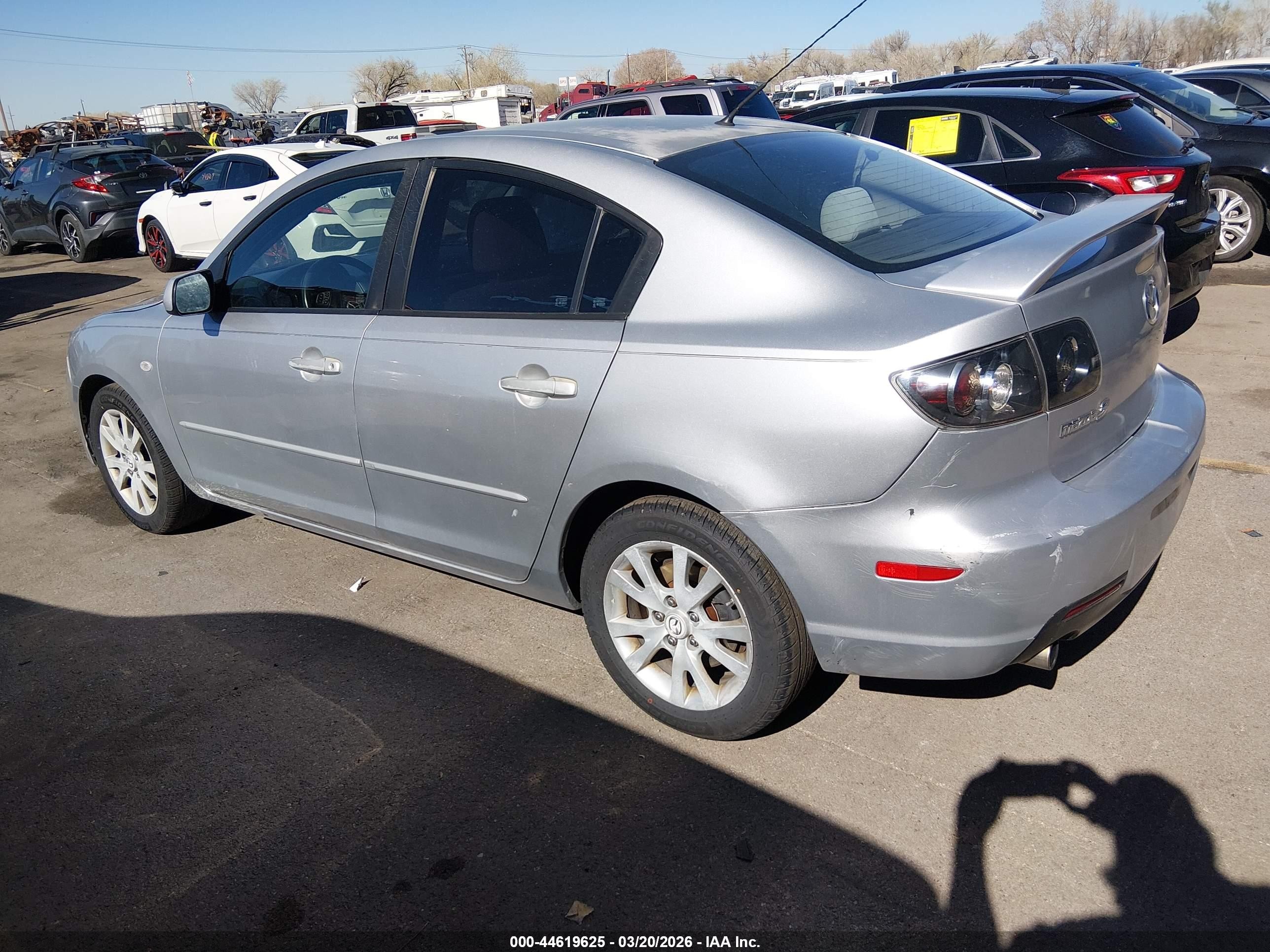 2007 Mazda 3 VIN JM1BK323671675111 IAAI salvage auction — Side, Salvage (Utah), sold $275 on 2026-07-09 (photo 3)